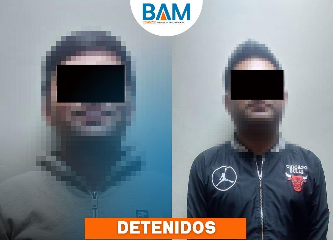 Arequipa: detienen a dos sujetos que vendían por Marketplace una laptop robada a joven