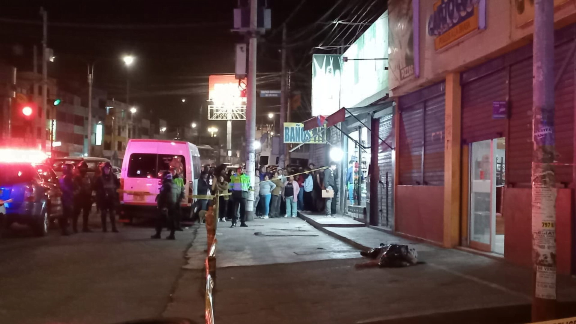 Arequipa: en pleno estado de emergencia sicarios matan a extranjera de 5 balazos en el Avelino Cáceres.