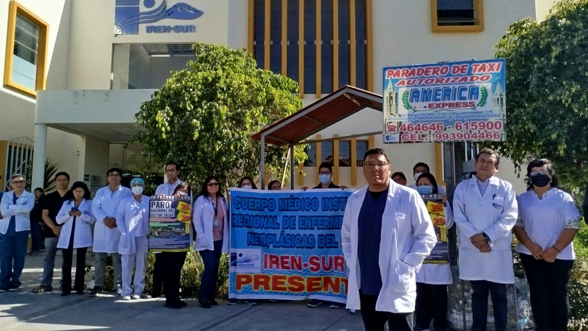IREN Sur podría ingresar en emergencia por falta de insumos, no tienen camas, médicos hicieron plantón.