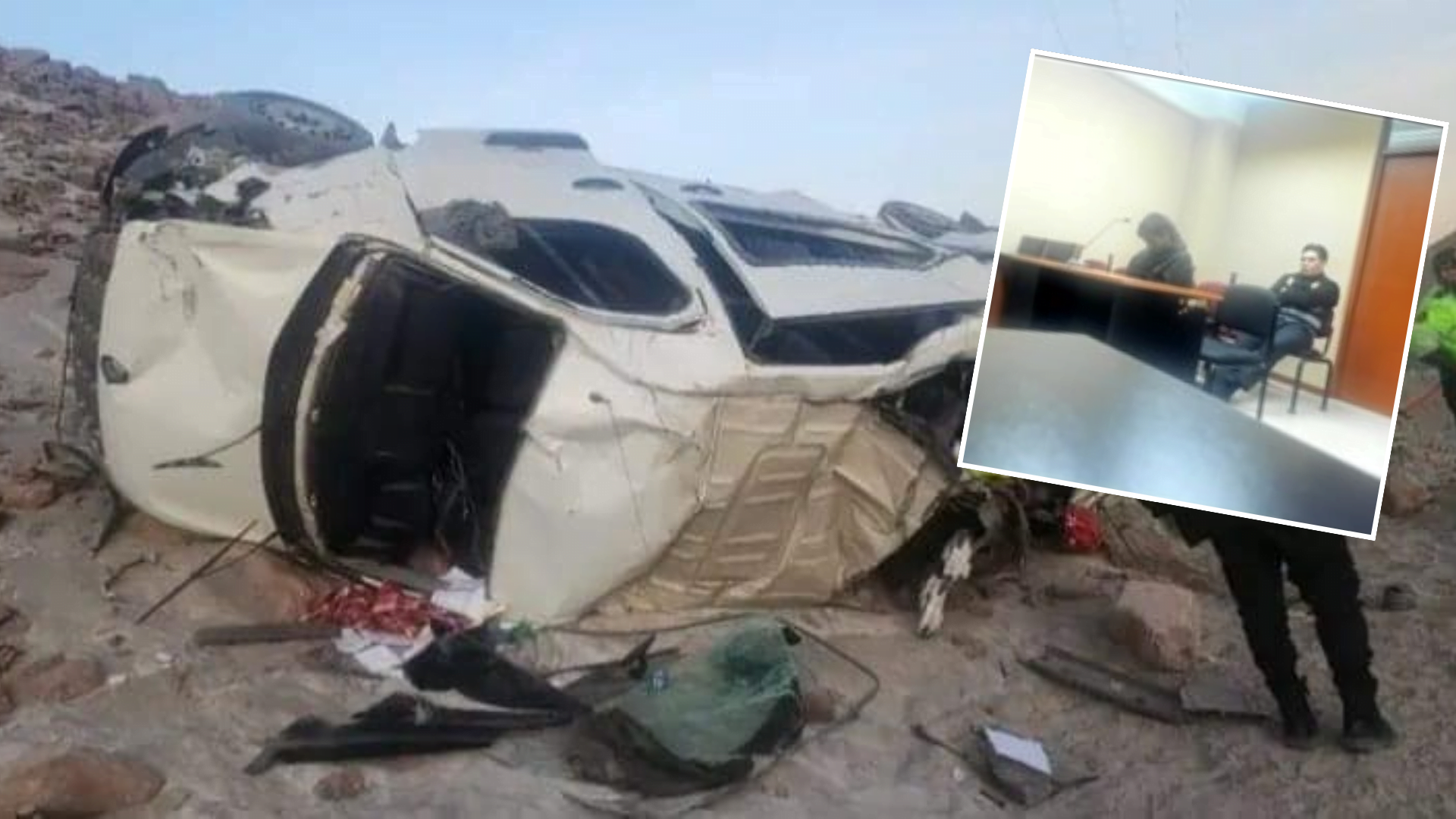 Juzgado deja en libertad a chofer de minivan que causó la muerte de 6 personas en la vía Cerro Verde. Fiscalía no argumentó delito de lesiones graves.
