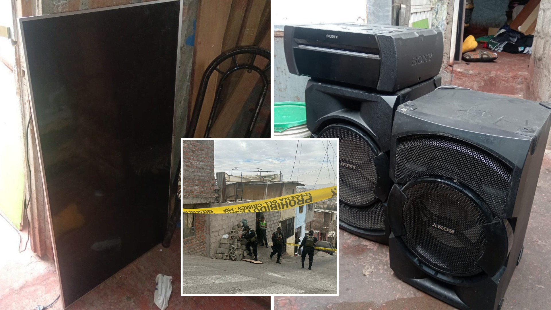 Los Sureños fueron detenidos manipulando arma de fuego: son acusados de robar en viviendas. Se les halló artefactos.