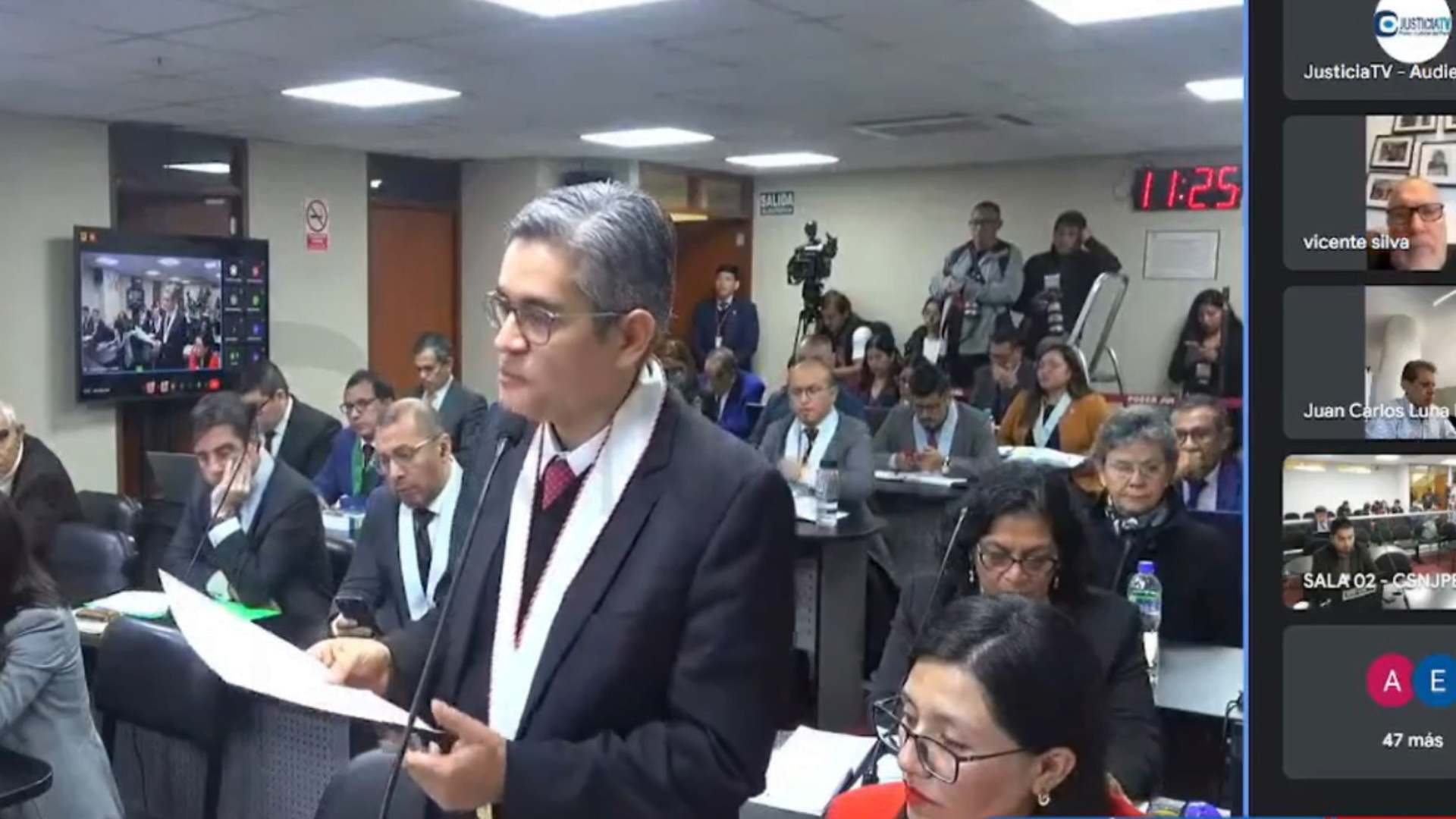iscal José Domingo Pérez solicita sanciones contra abogados de Keiko Fujimori y Jaime Yoshiyama por “gestos obscenos” durante audiencia