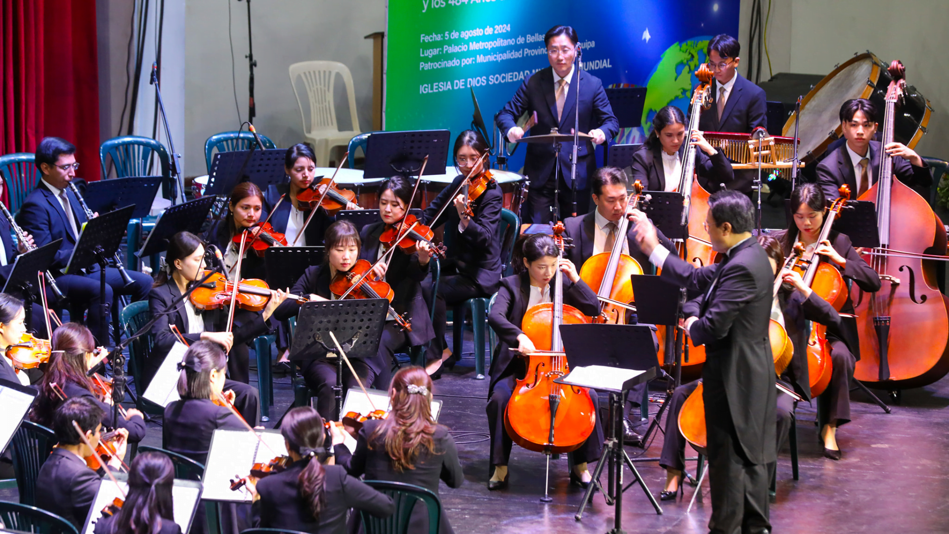 Orquesta Sinfónica Mesías: ofrecieron un concierto de lujo por el 484 aniversario de la ciudad de Arequipa.