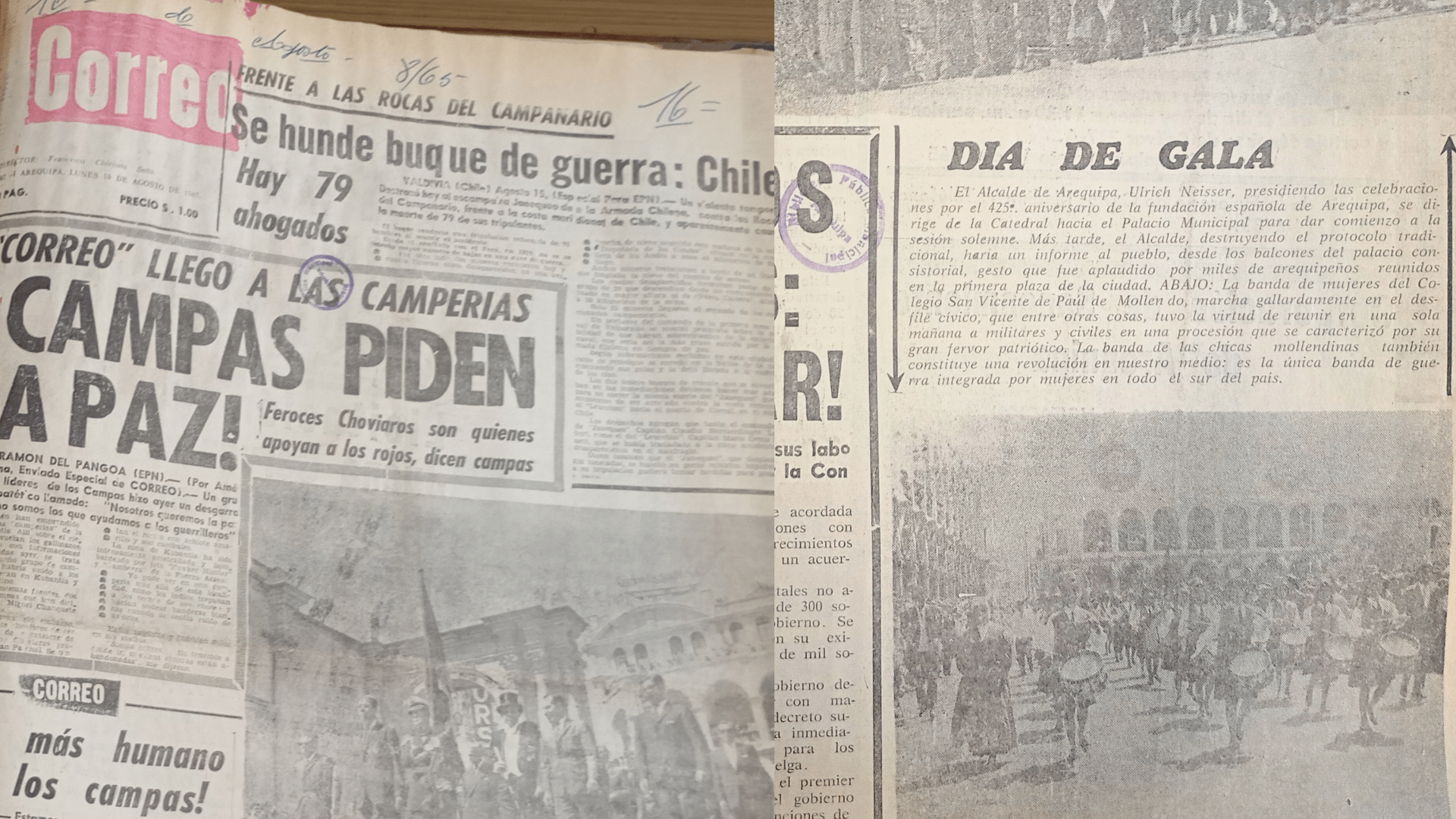 Ulrich Neisser, el alcalde de Arequipa que rompió el protocolo y dio su mensaje desde los balcones del portal de la Municipalidad