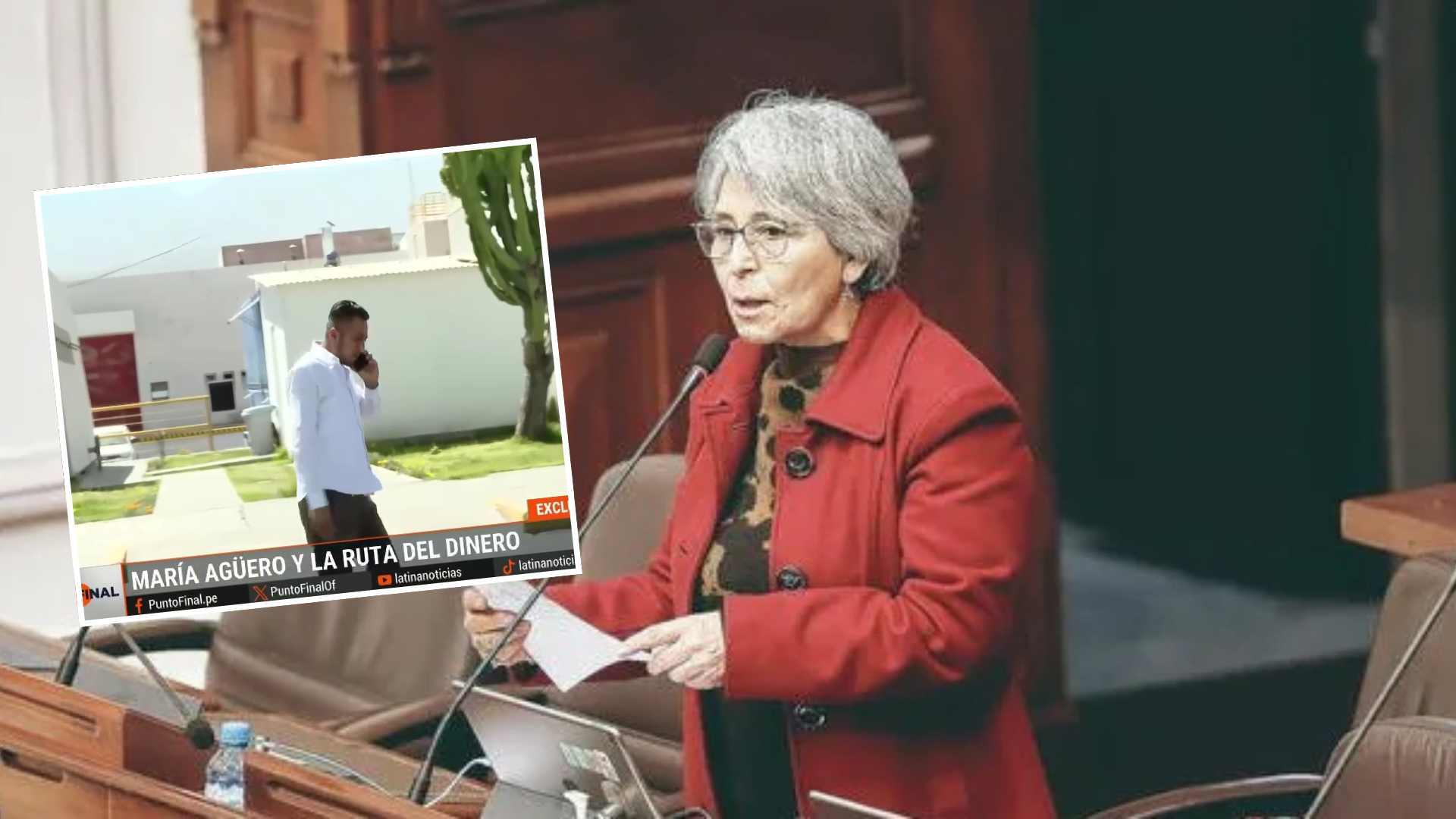 María Agüero: reportaje revela transferencia de S/23 mil a colaborador por recorte de sueldos