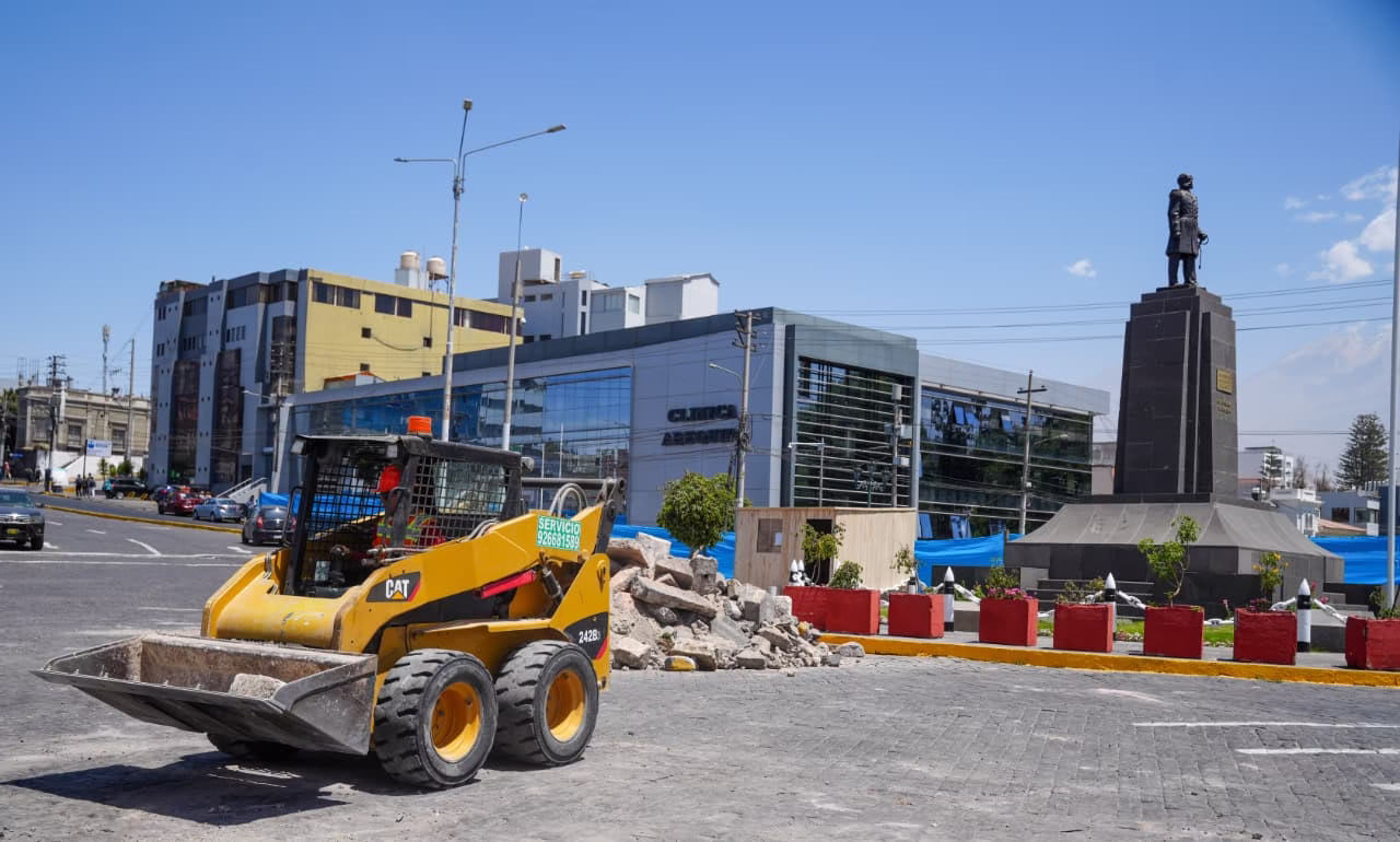 Arequipa: cierre parcial de vías por avance de trabajos de mantenimiento en el óvalo del Puente Grau 2026