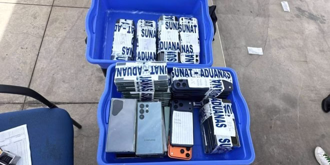 Sereno de Tacna es detenido con 250 celulares de contrabando valorizados en S/ 850 mil 2026