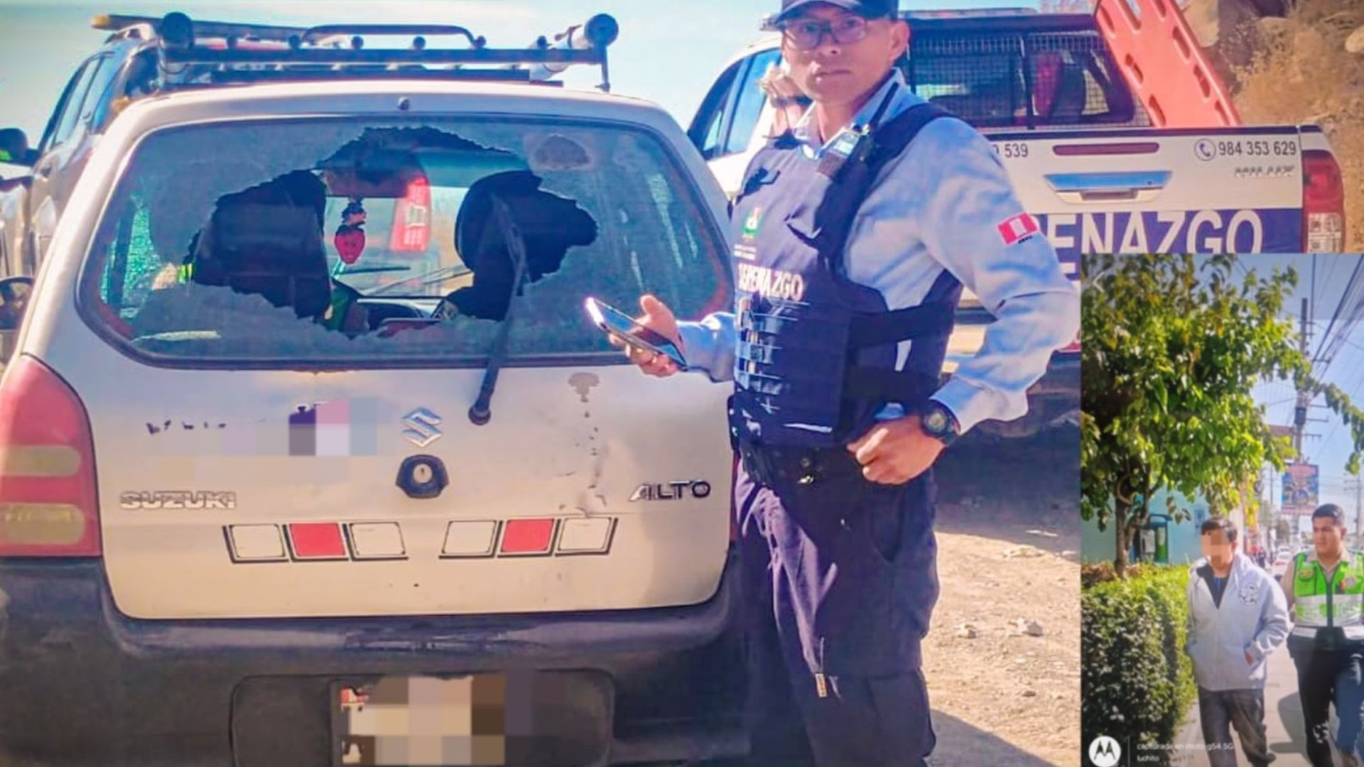 Arequipa: Ubican y detienen a chofer que atropelló a tres personas en la Av. 54, taxista dice que lo iban a asaltar