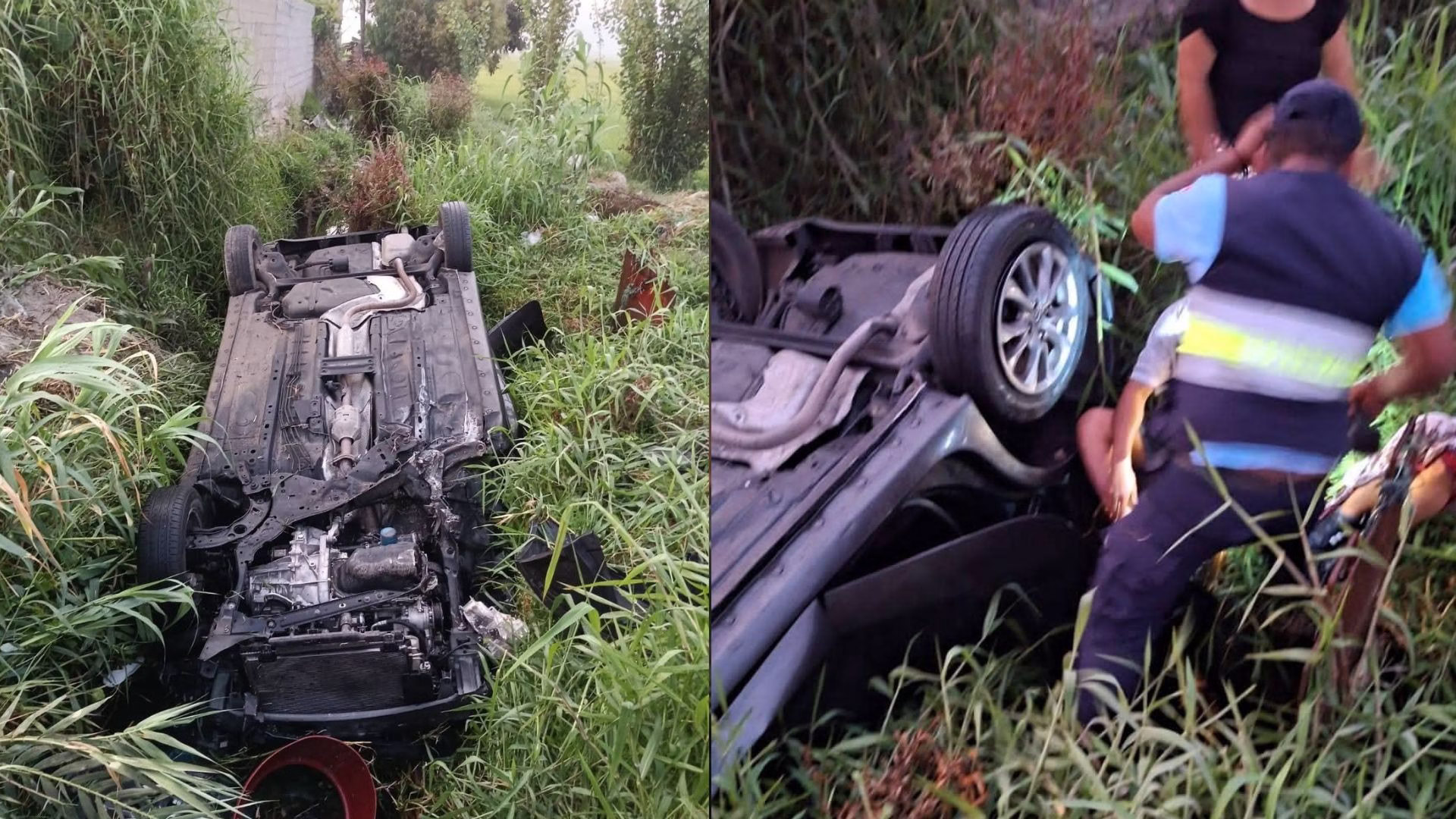 Accidente en Camaná: vehículo cae a canal de regadío en El Chorro y deja un fallecido y 5 heridos
