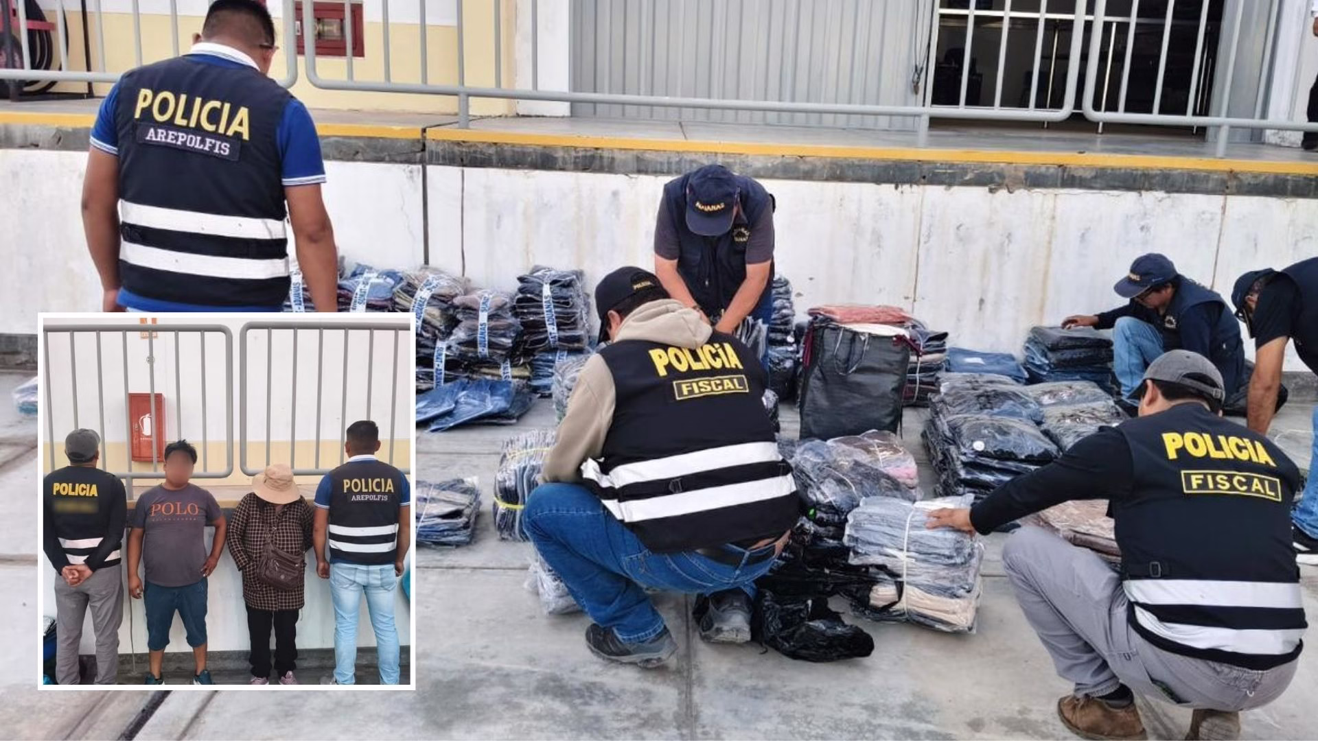 Arequipa: desarticulan banda "Las Ballenas" dedicada al contrabando en la Panamericana Sur
