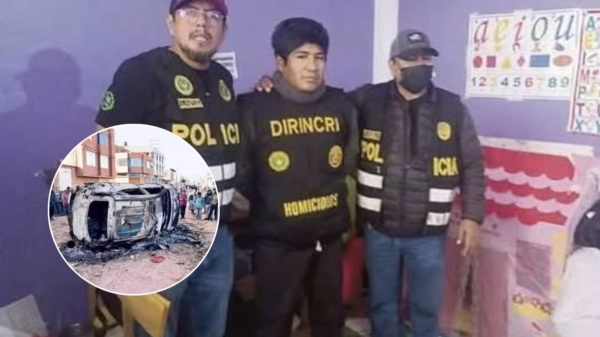 Puno: Sala de Juliaca confirma 35 años de cárcel para exsuboficial por asesinato de policía y quema de patrullero