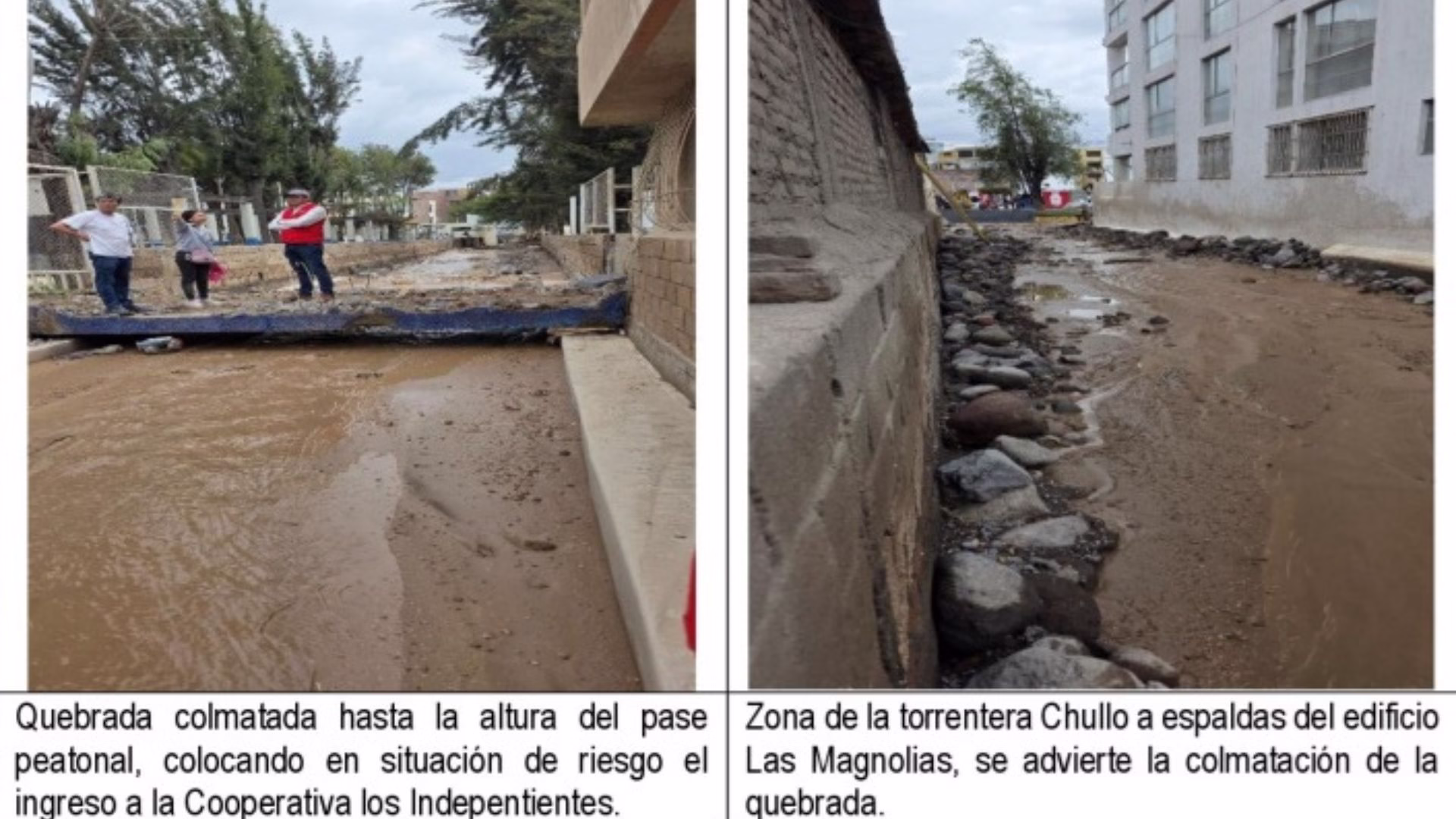 Arequipa: Contraloría alerta que descolmatación de torrentera El Chullo es insuficiente y advierte otros huaicos