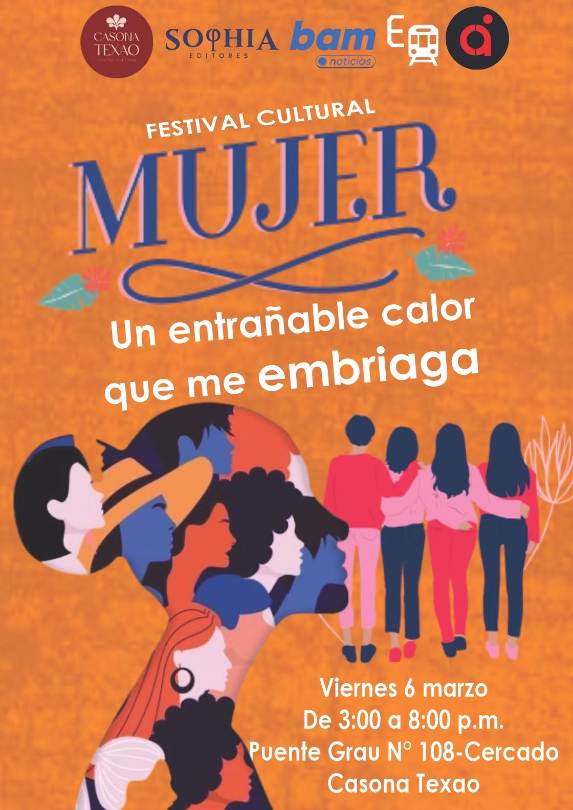 Arequipa: Casa Cultural Texao celebrará el Día Internacional de la Mujer con festival artístico y reflexivo 1 Arequipa: Casa Cultural Texao celebrará el Día Internacional de la Mujer con festival artístico y reflexivo