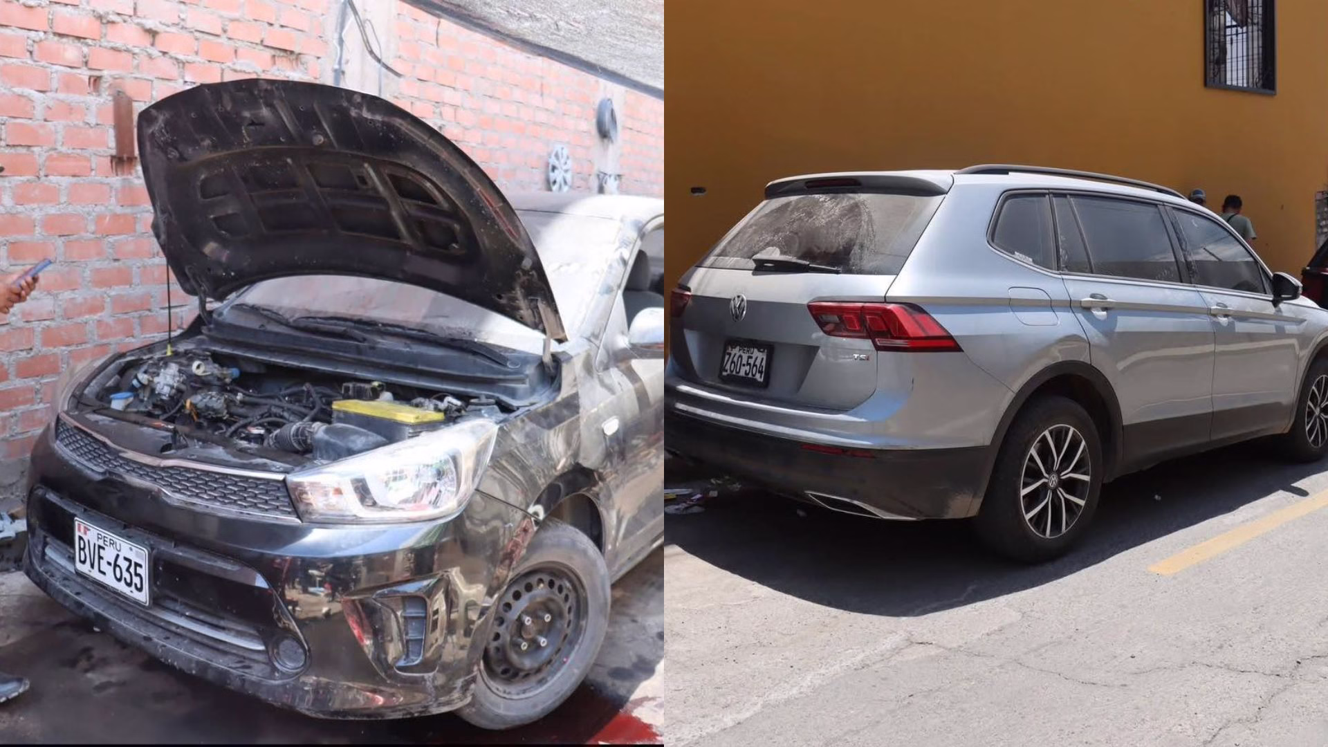 Arequipa: policía detiene a mecánicos y recupera dos vehículos reportados como robados en Lima