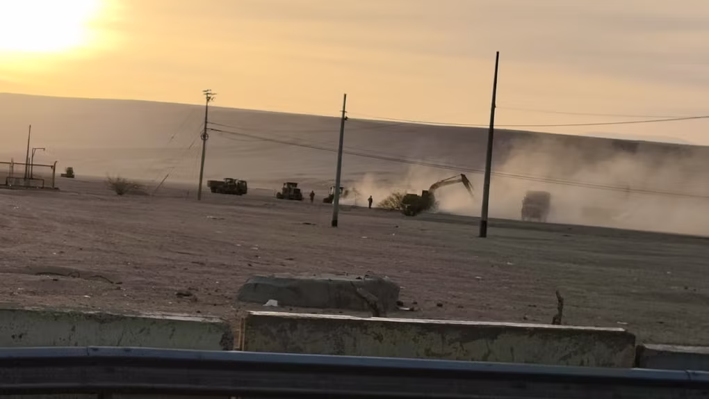 Chile despliega maquinaria militar en la frontera con Tacna para iniciar obras del “escudo fronterizo” 2026
