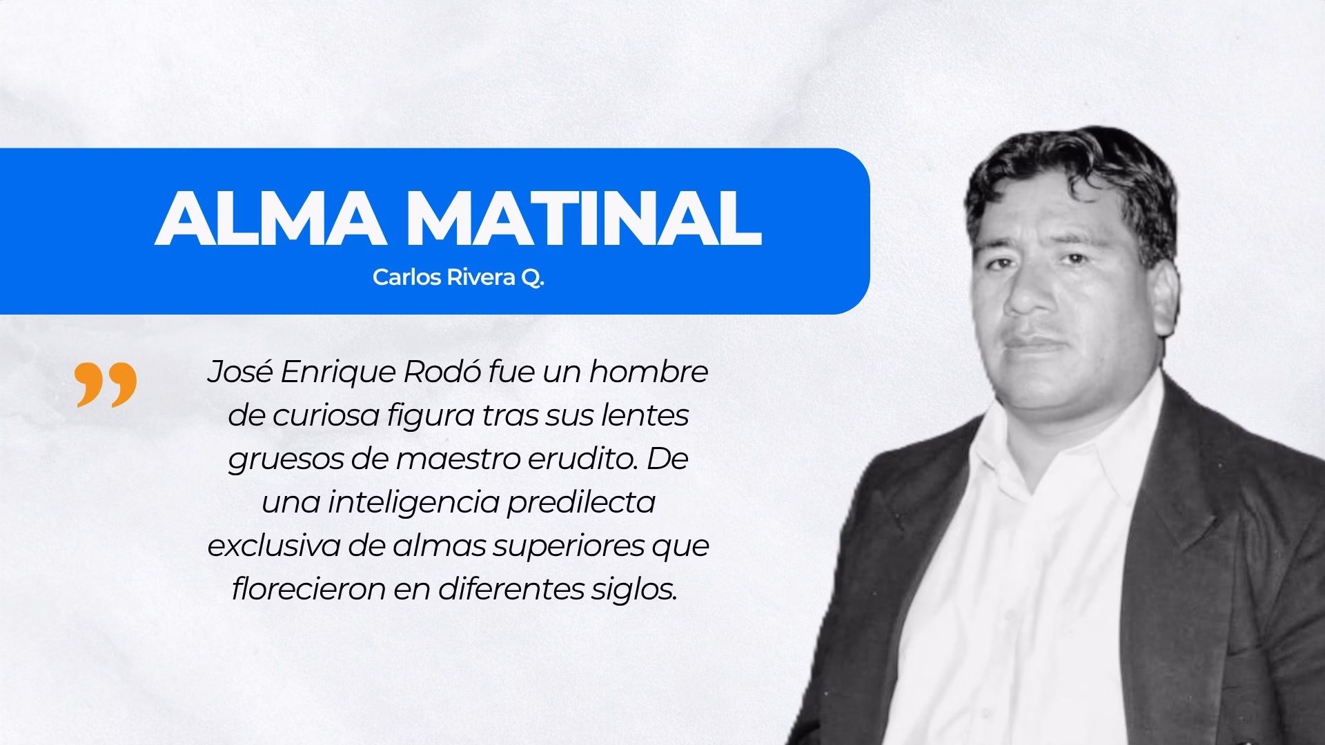 ALMA MATINAL | El mensajero de la luz, artículo de opinión de Carlos Rivera.