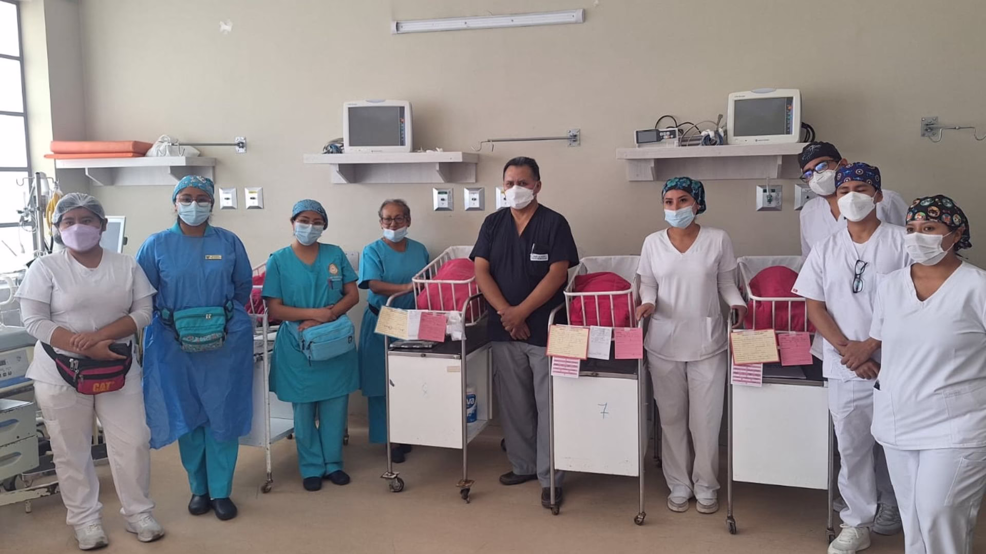 Arequipa: nacen trillizos prematuros en el Hospital Honorio Delgado, bebés evolucionan favorablemente