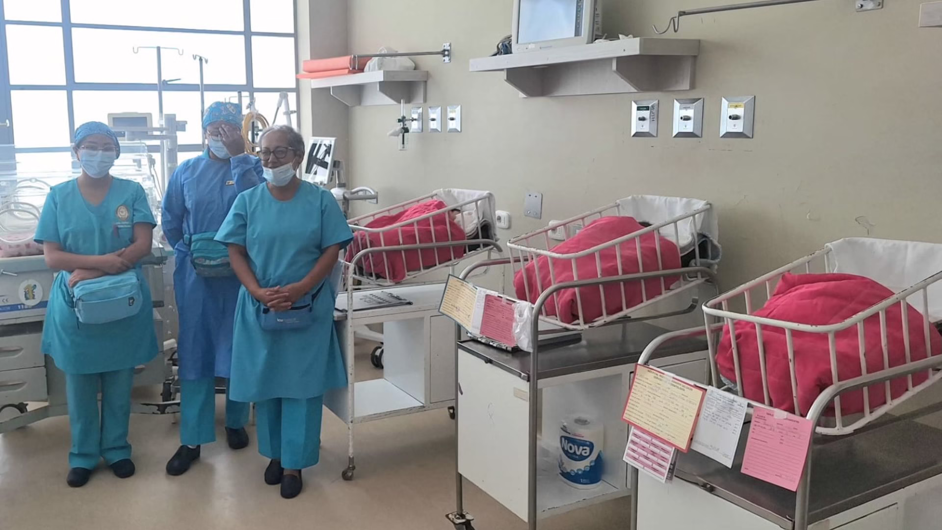Arequipa: nacen trillizos prematuros en el Hospital Honorio Delgado, bebés evolucionan favorablemente