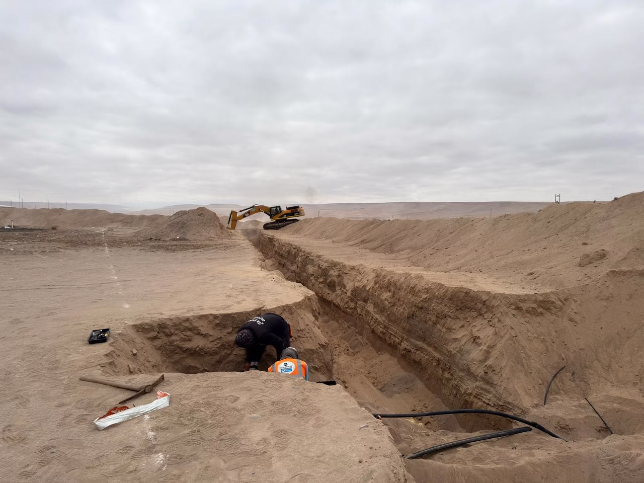 Tacna: inician excavación de zanjas en territorio peruano cerca de la frontera con Chile 2026