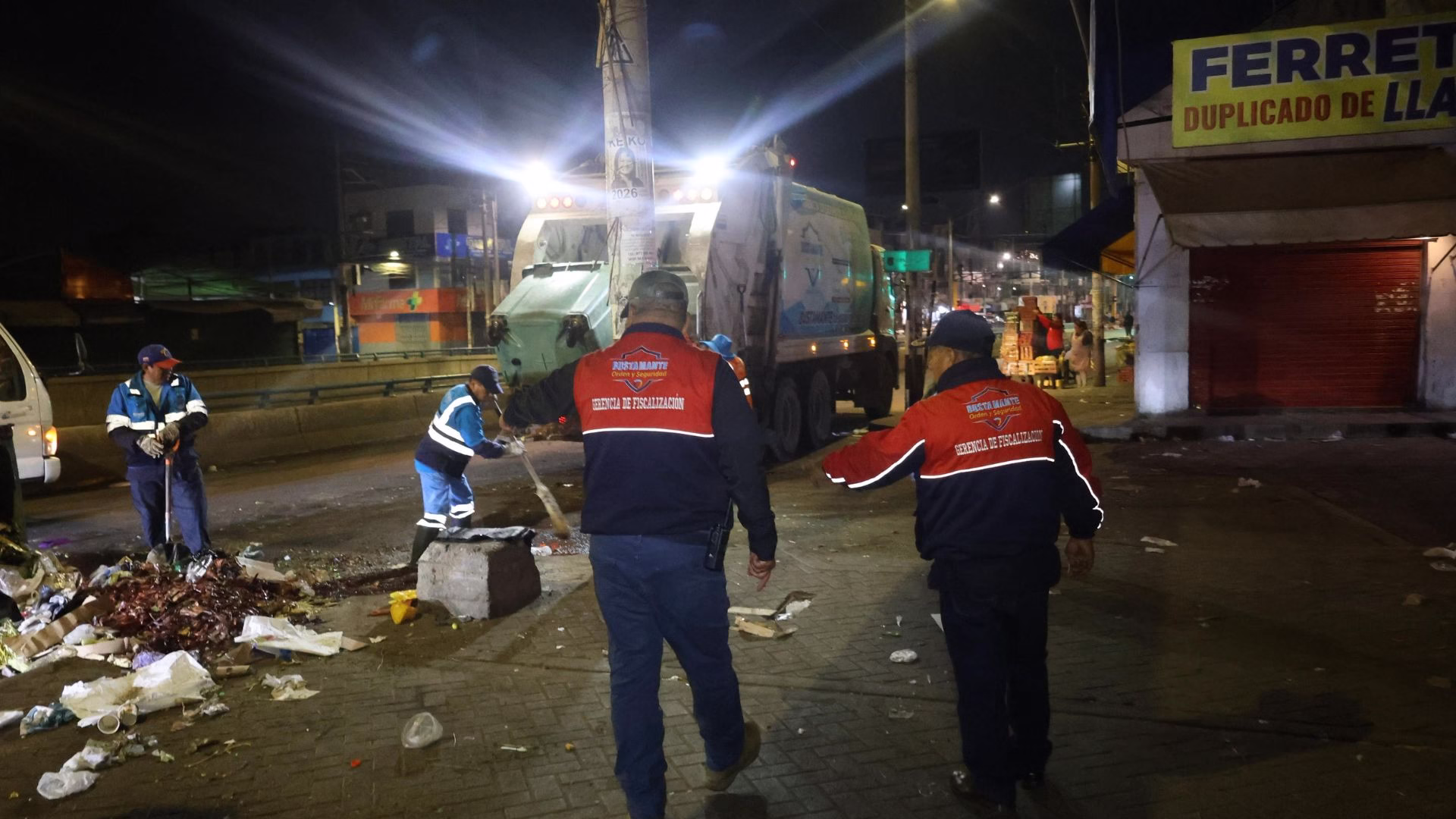 Operativo en Avelino Cáceres: 60 inspectores intensifican control contra comercio informal por Semana Santa