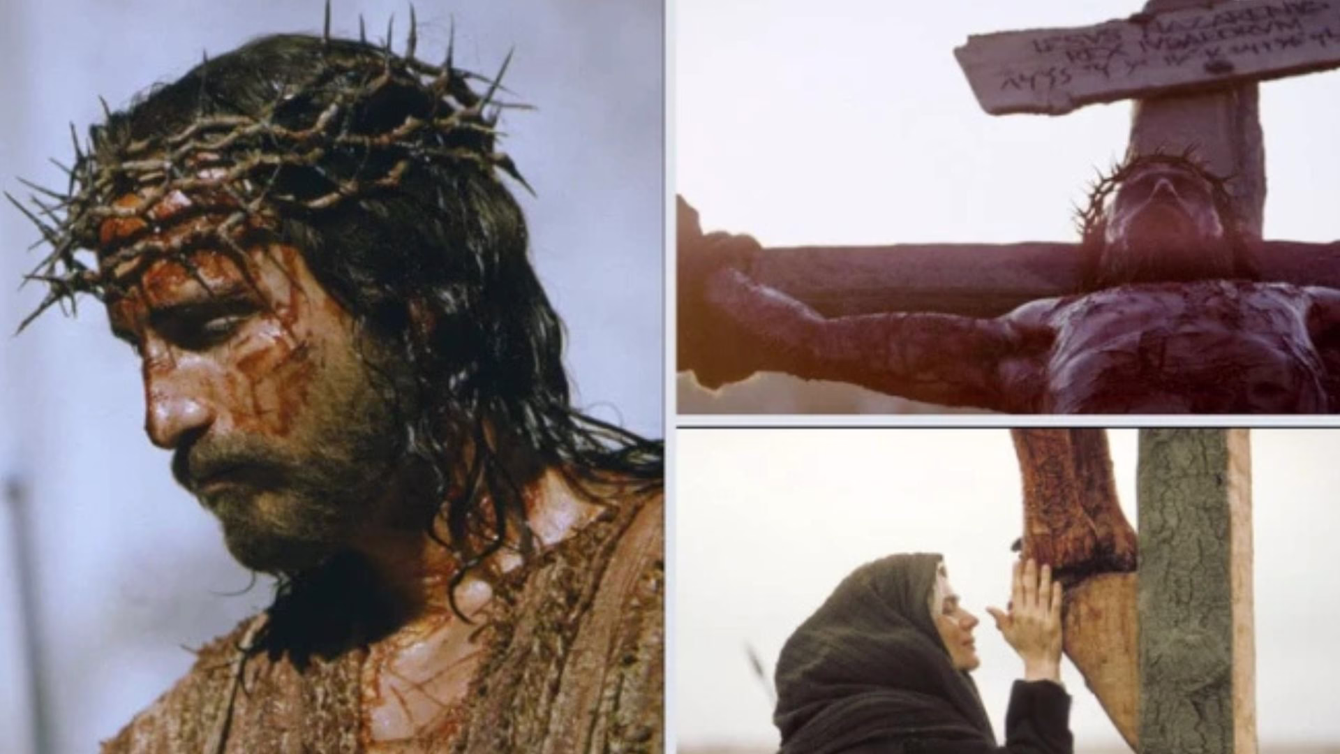 La pasión de Cristo, de Mel Gibson, se sale de este molde y adapta este dolor de manera evidente