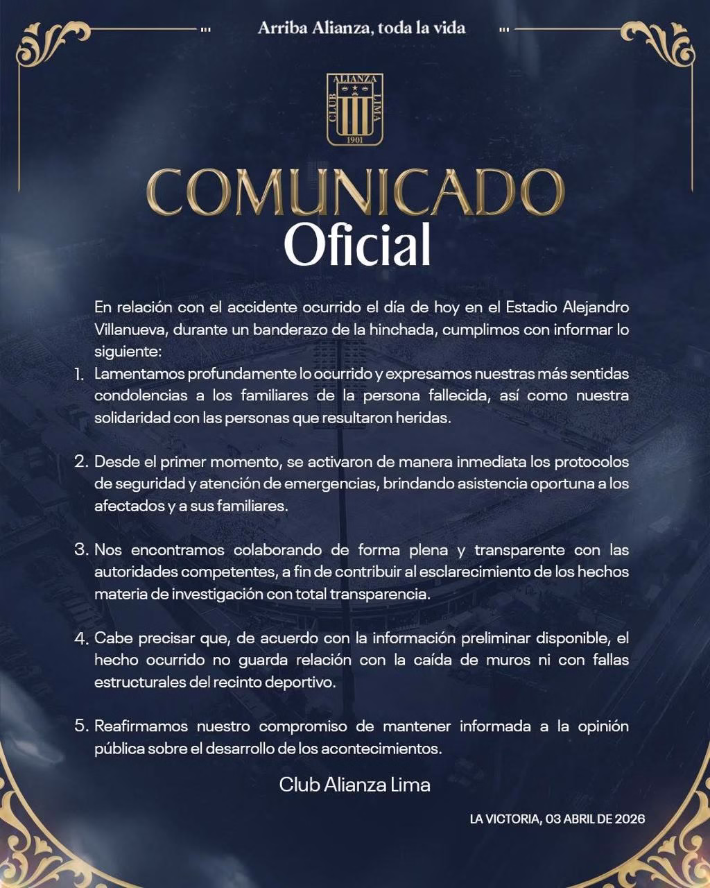 Tragedia en Matute: banderazo de Alianza Lima deja un muerto y 47 heridos previo al clásico