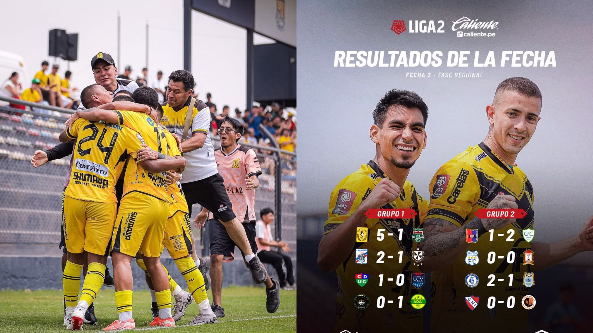 Liga2 Caliente 2026: Bentín Tacna Heroica vence a Binacional y se posiciona en el Grupo 2 tras la fecha 2