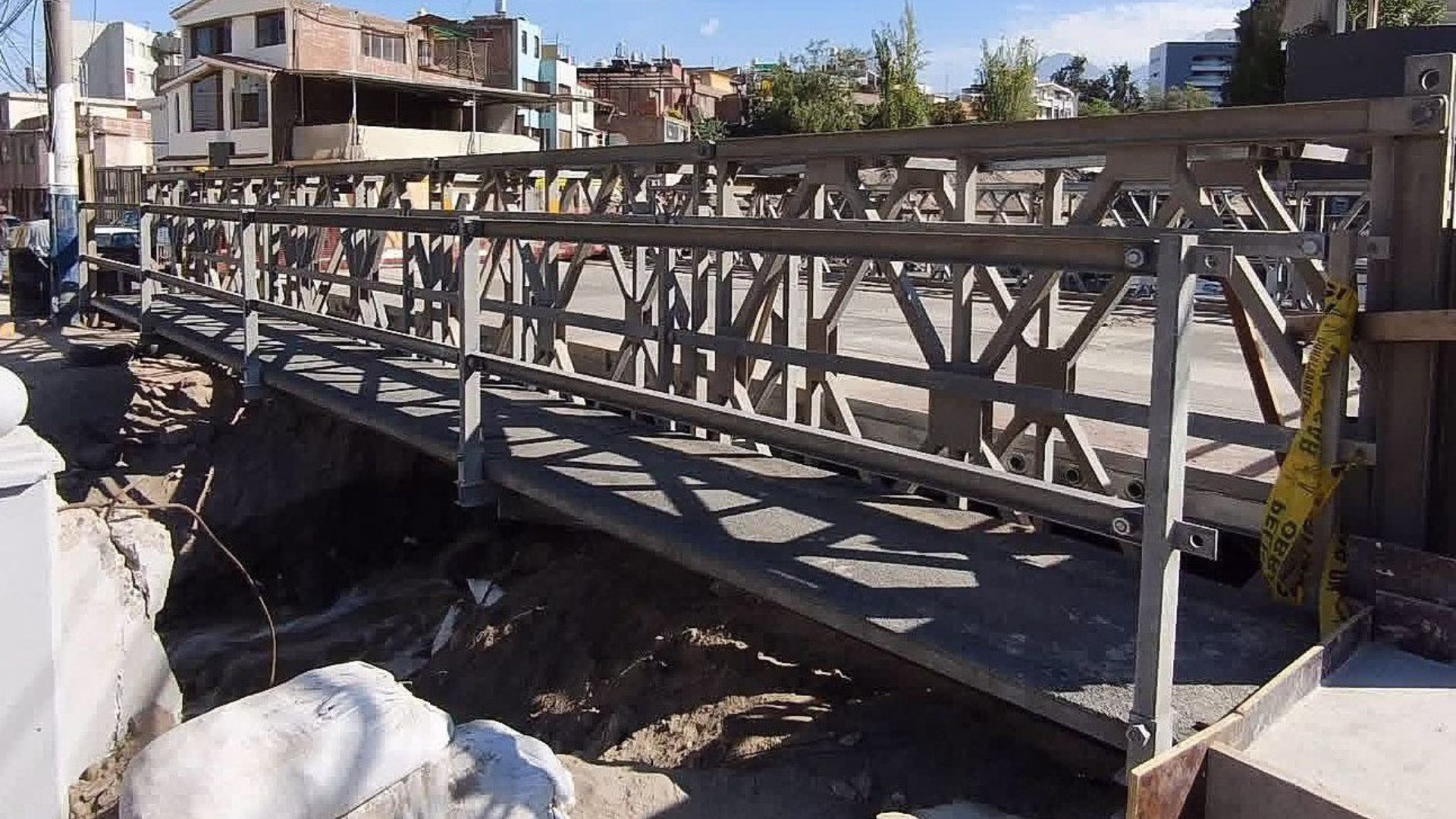 Arequipa: habilitan puente Bailey en calle Grande y restablecen tránsito entre Yanahuara, Cayma y Cerro Colorado