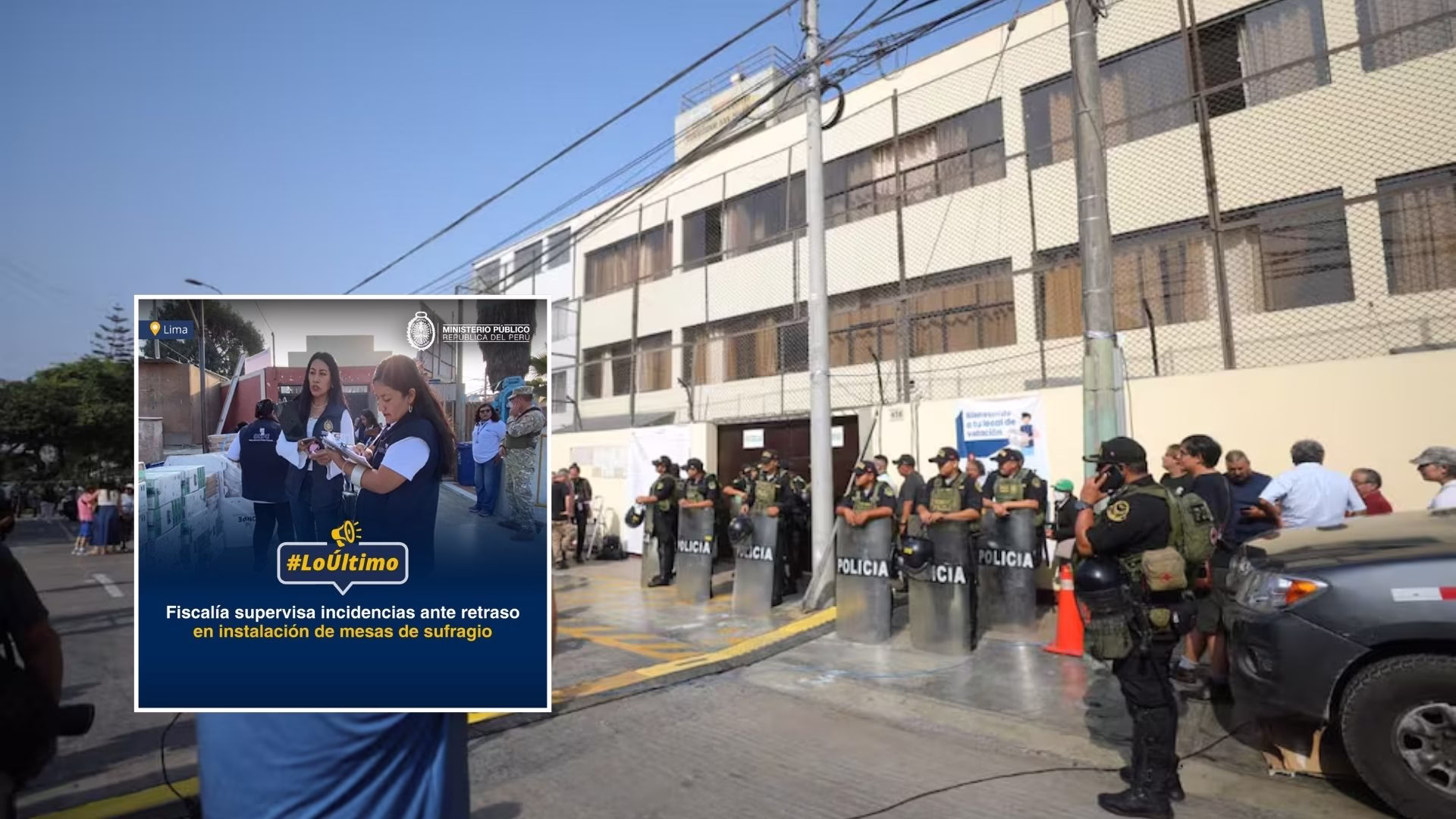 Elecciones 2026: ONPE responsabiliza a empresa por retraso de material electoral en algunas zonas de Lima