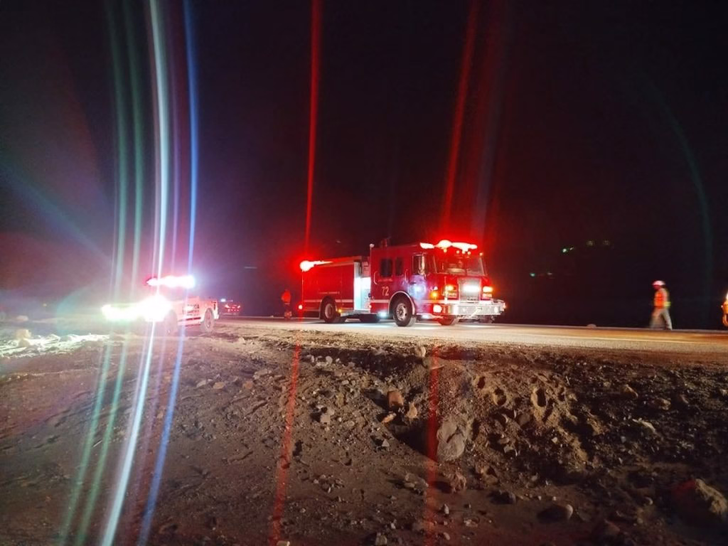 Ocho heridos tras despiste y volcadura en la Panamericana Sur 1 Ocho heridos tras despiste y volcadura en la Panamericana Sur 2026