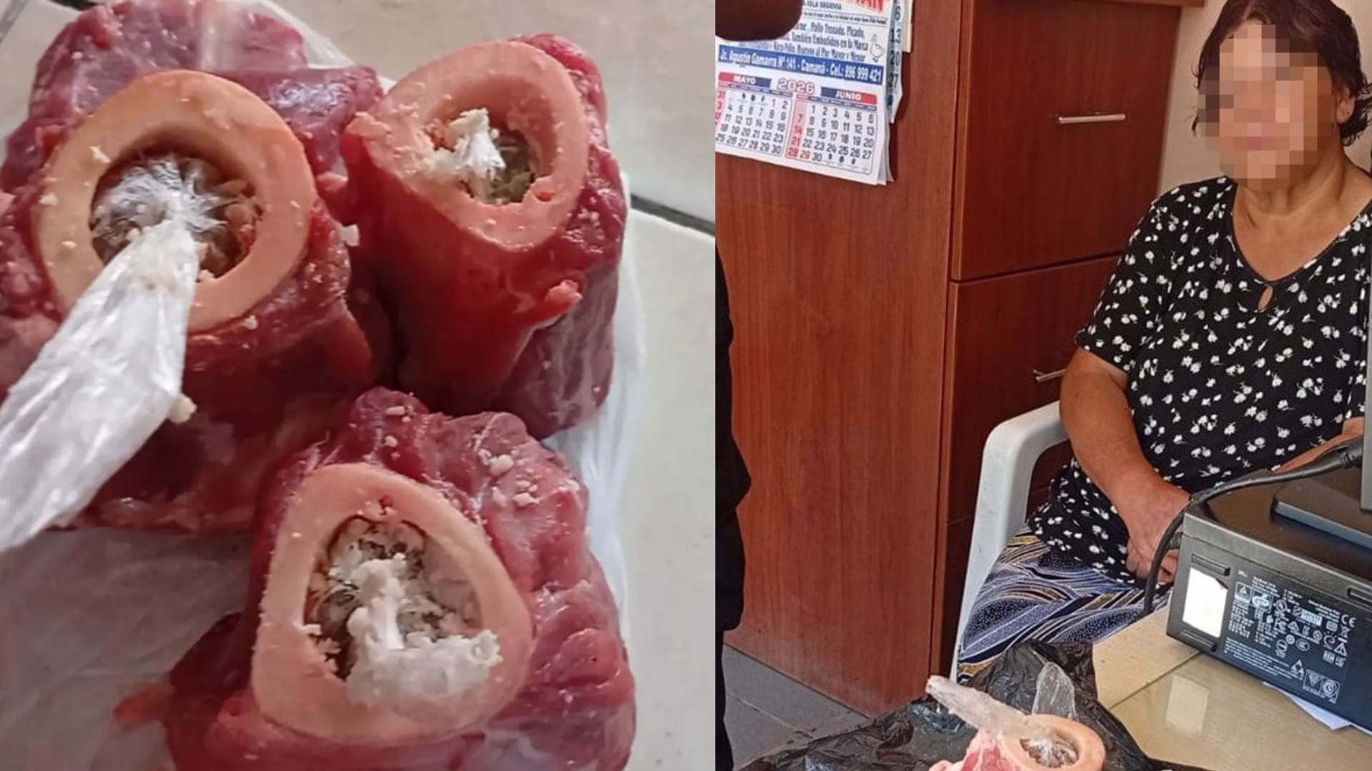 Arequipa: madre de interno intentó ingresar droga escondida dentro de huesos de osobuco al penal de Camaná