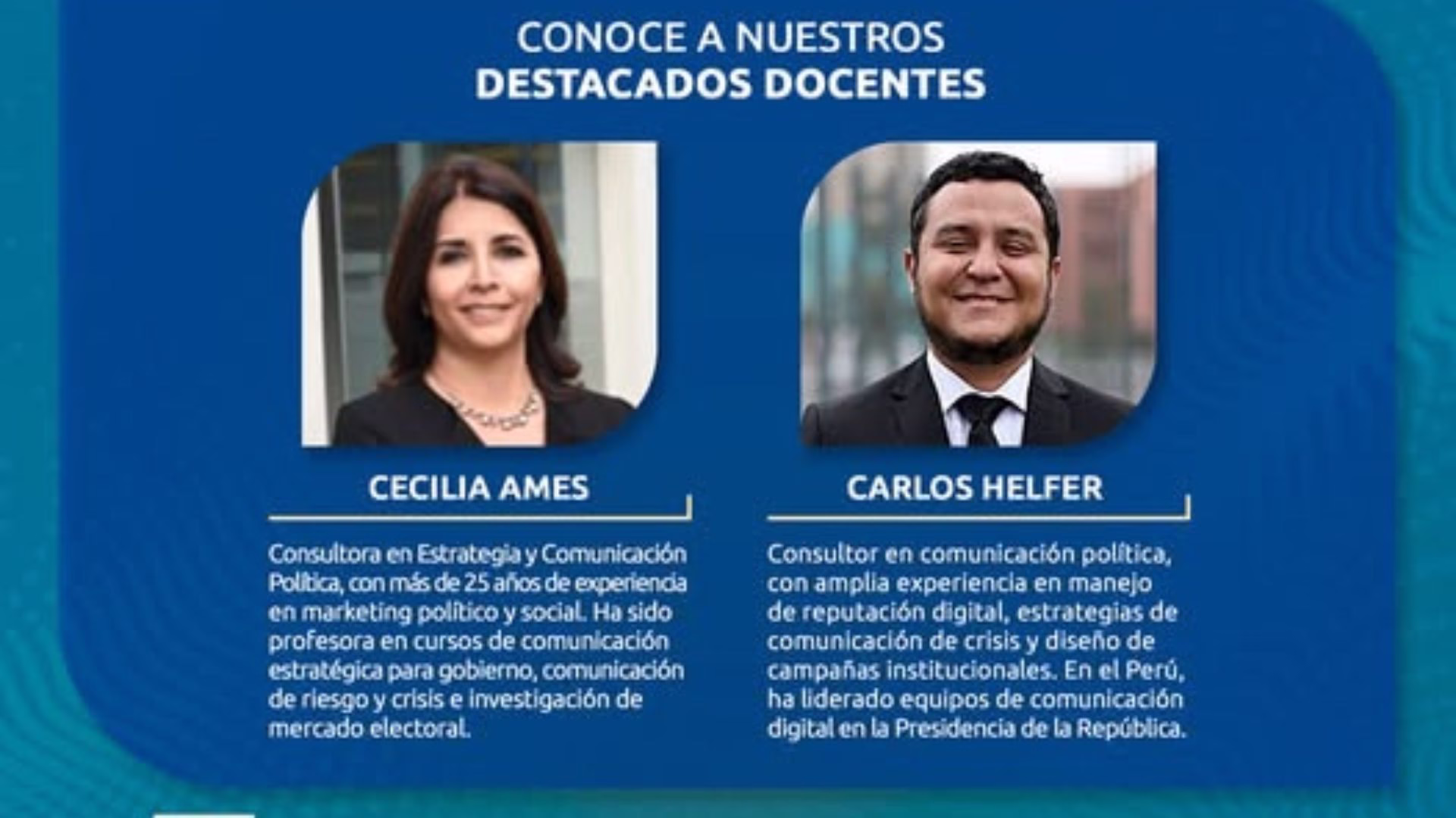 Comunicación política en tiempos electorales: curso presencial para periodistas, asesores y funcionarios en Arequipa