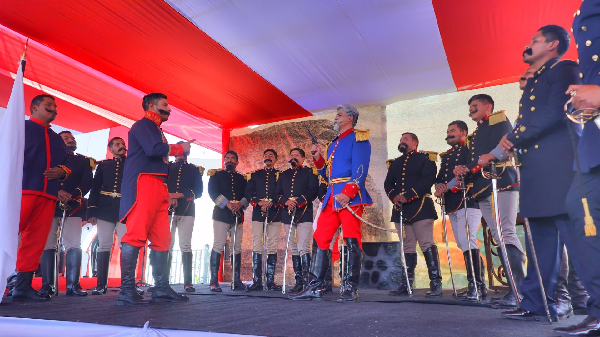 El evento culminó con una escenificación histórica de los momentos previos a la Batalla de Arica