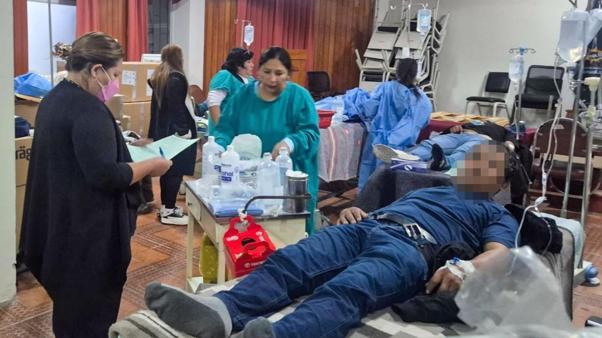 siete pacientes fueron referidos al Hospital Honorio Delgado