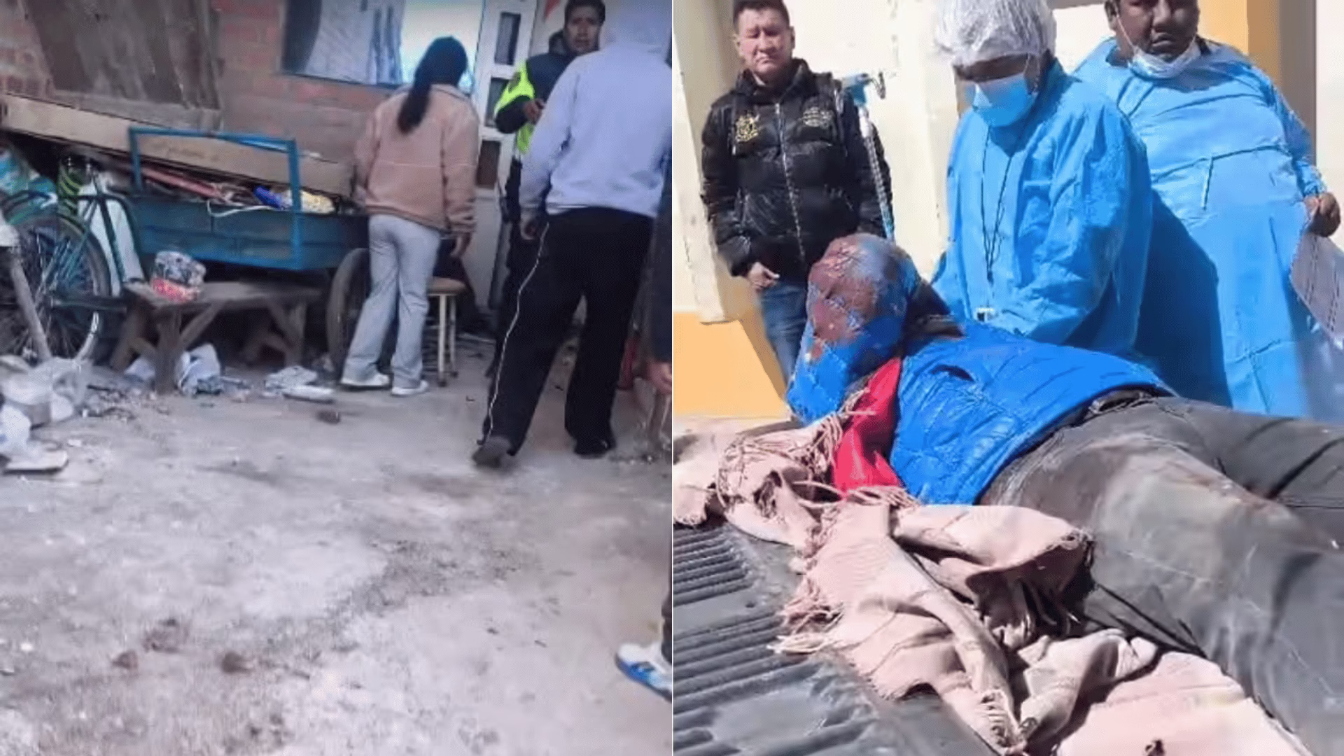 Juliaca: varón resulta herido de gravedad al caer desde el segundo piso de su casa.