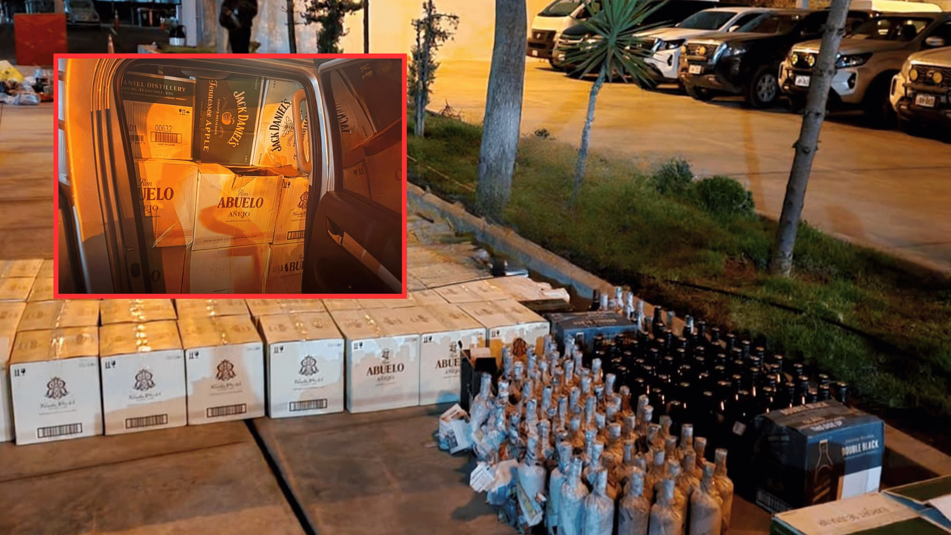 Tacna: incautan cargamento de licor de presunto contrabando valorizado en S/ 100 mil.