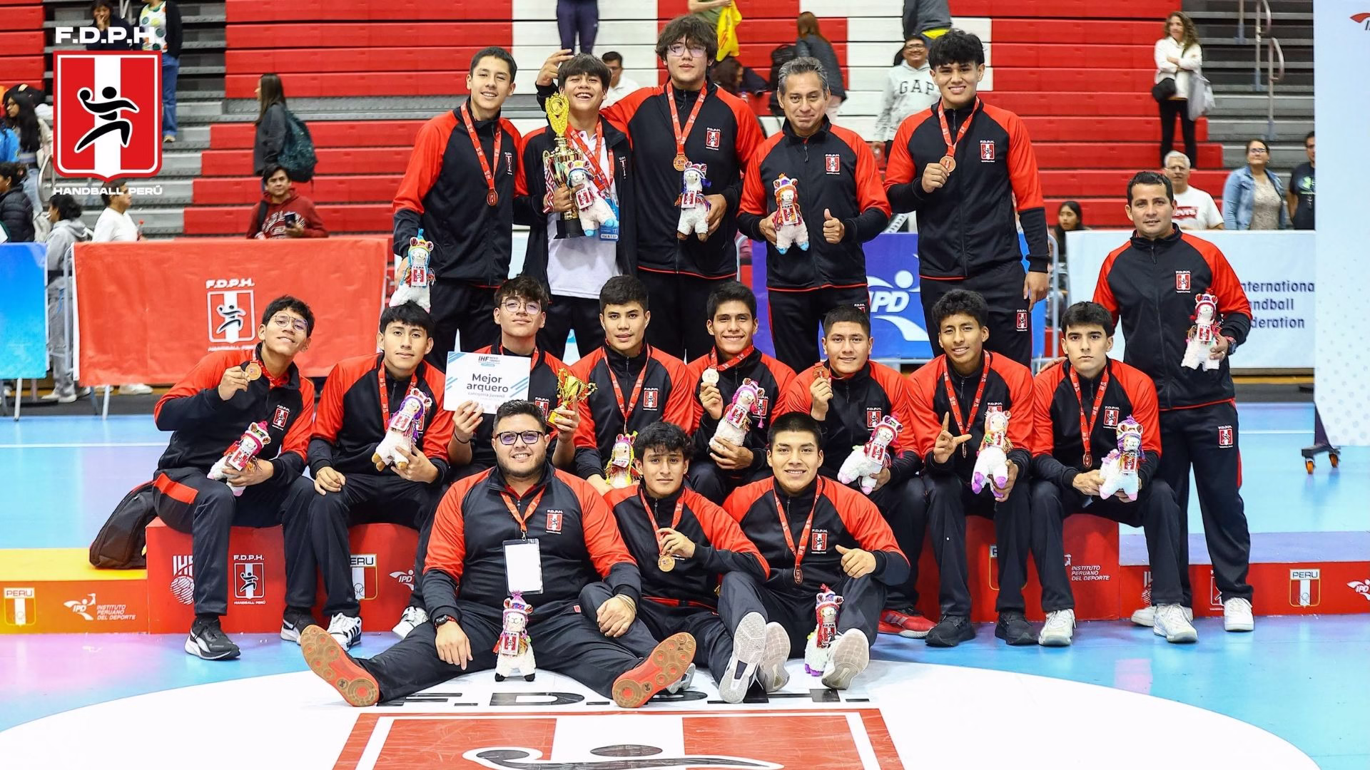Cinco arequipeños del Club Handball Arequipa fueron parte del Perú que logró el bronce en el IHF Men's Trophy 2026