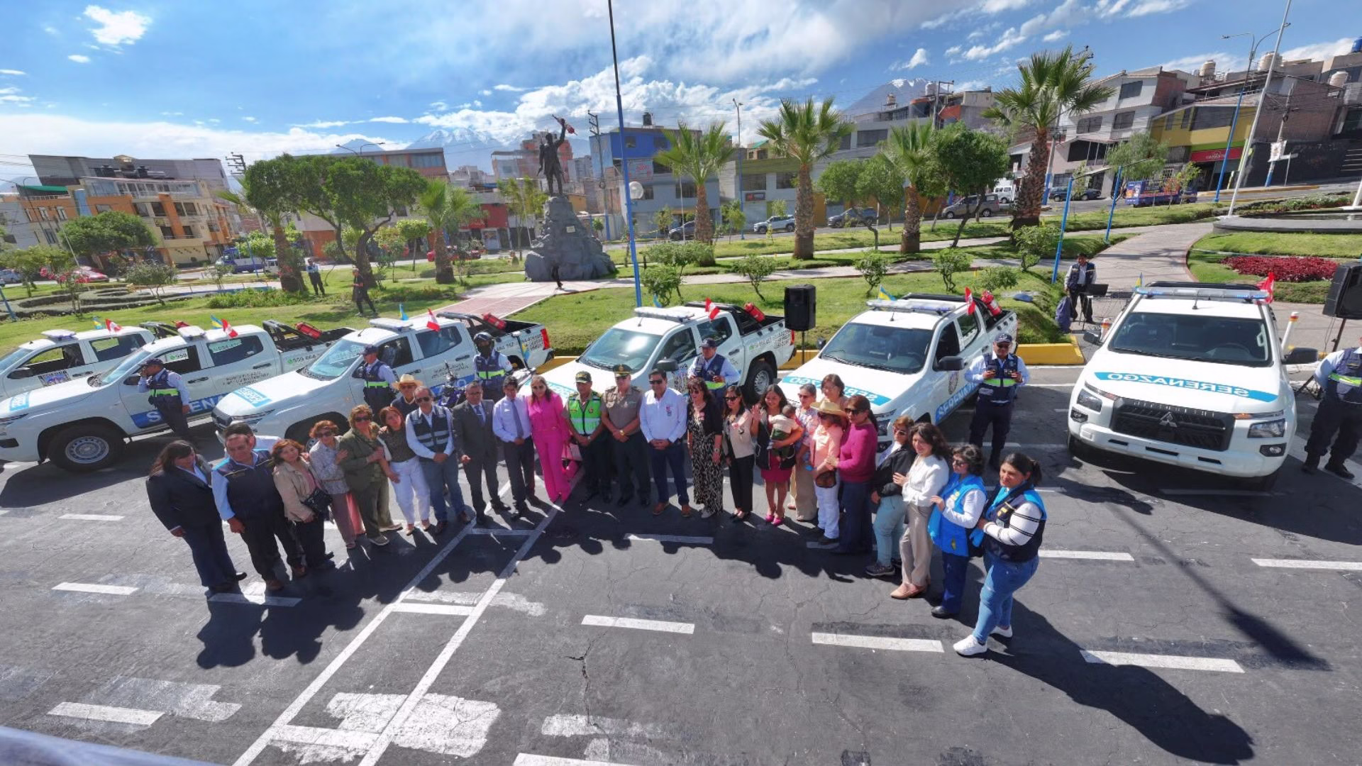 José Luis Bustamante: refuerzan seguridad ciudadana con nuevas camionetas, dron y cámaras corporales
