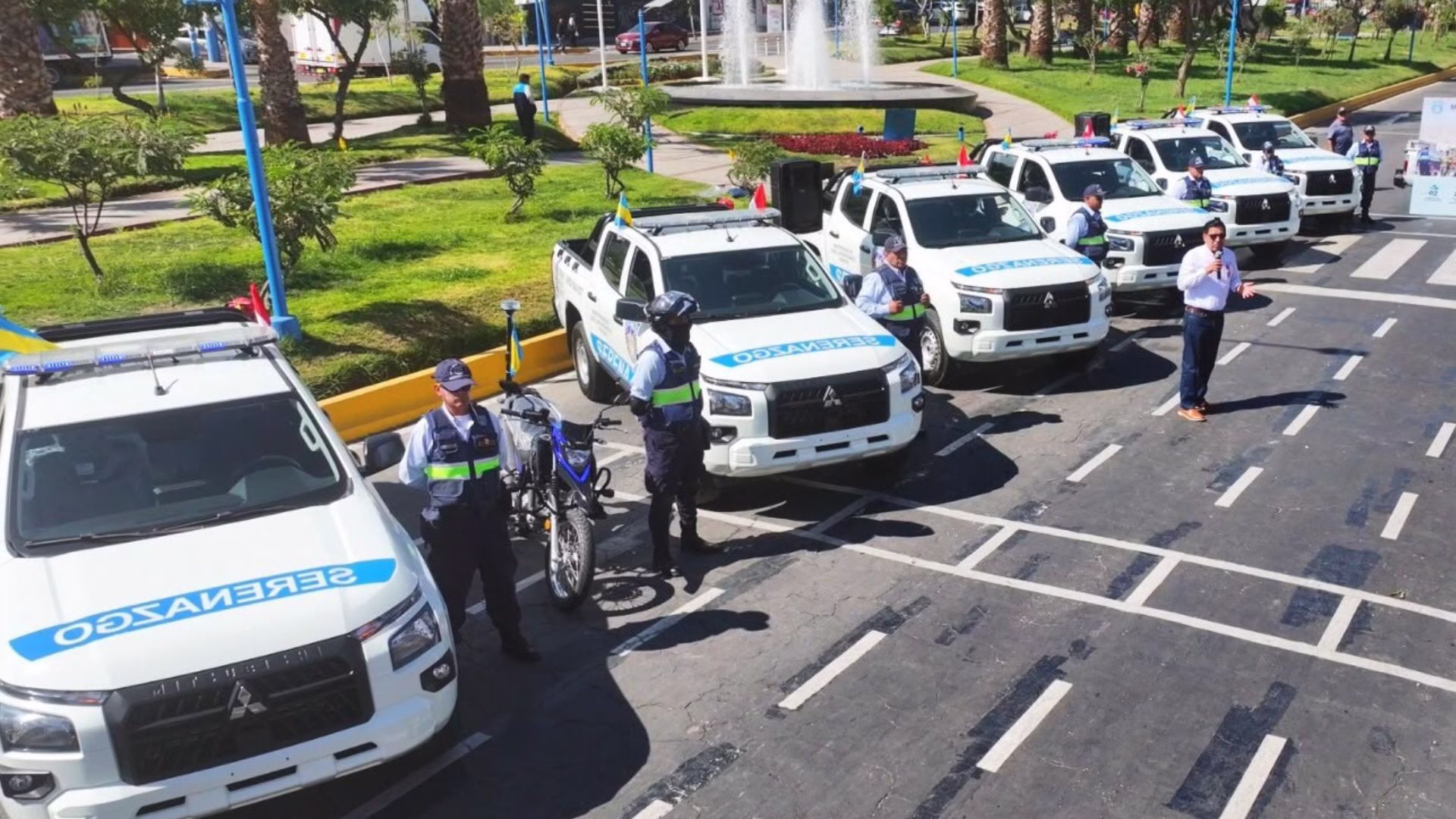José Luis Bustamante: refuerzan seguridad ciudadana con nuevas camionetas, dron y cámaras corporales