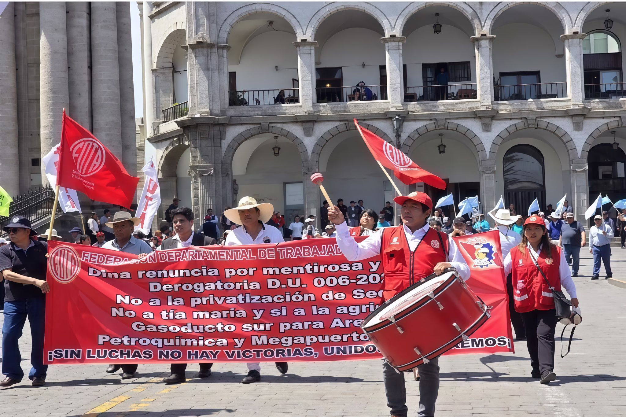Más de 30 sindicatos marcharán este 16 de julio en Arequipa