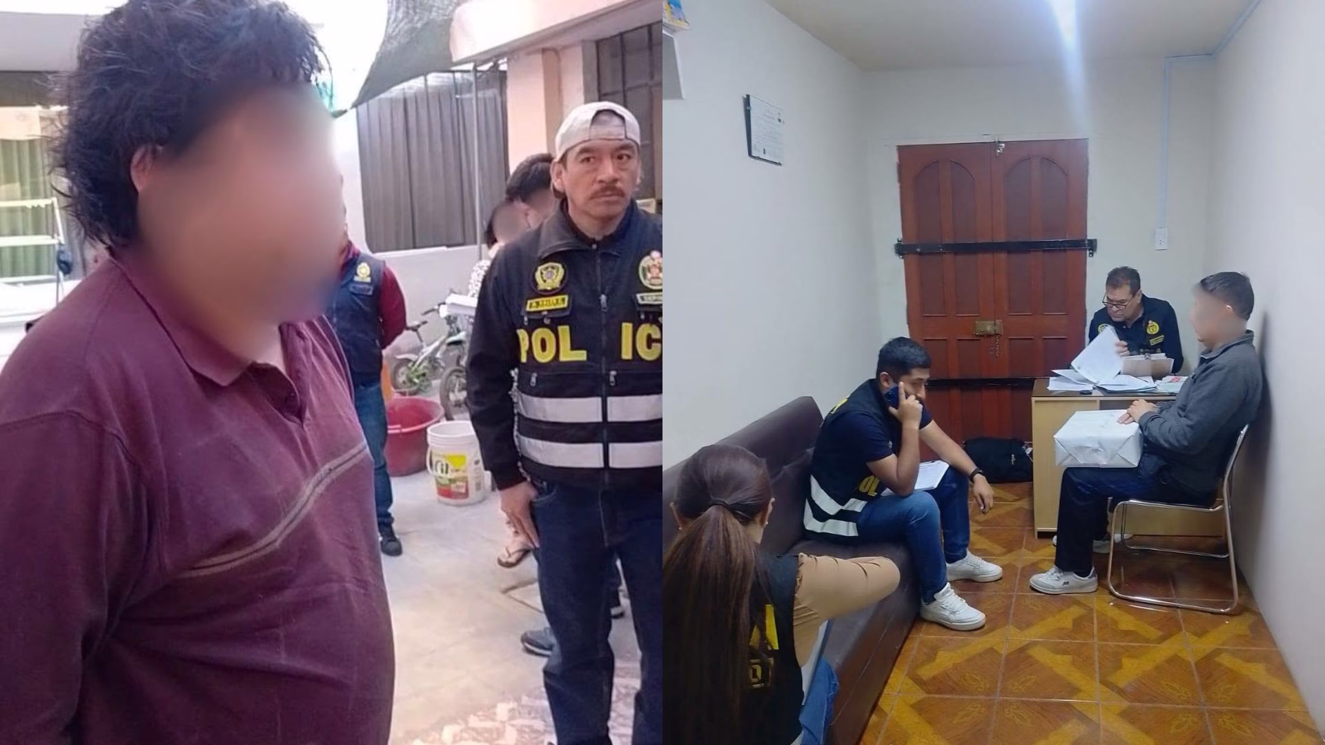 Arequipa: 7 días de detención preliminar para dos sujetos acusados por presunto delito de pornografía infantil