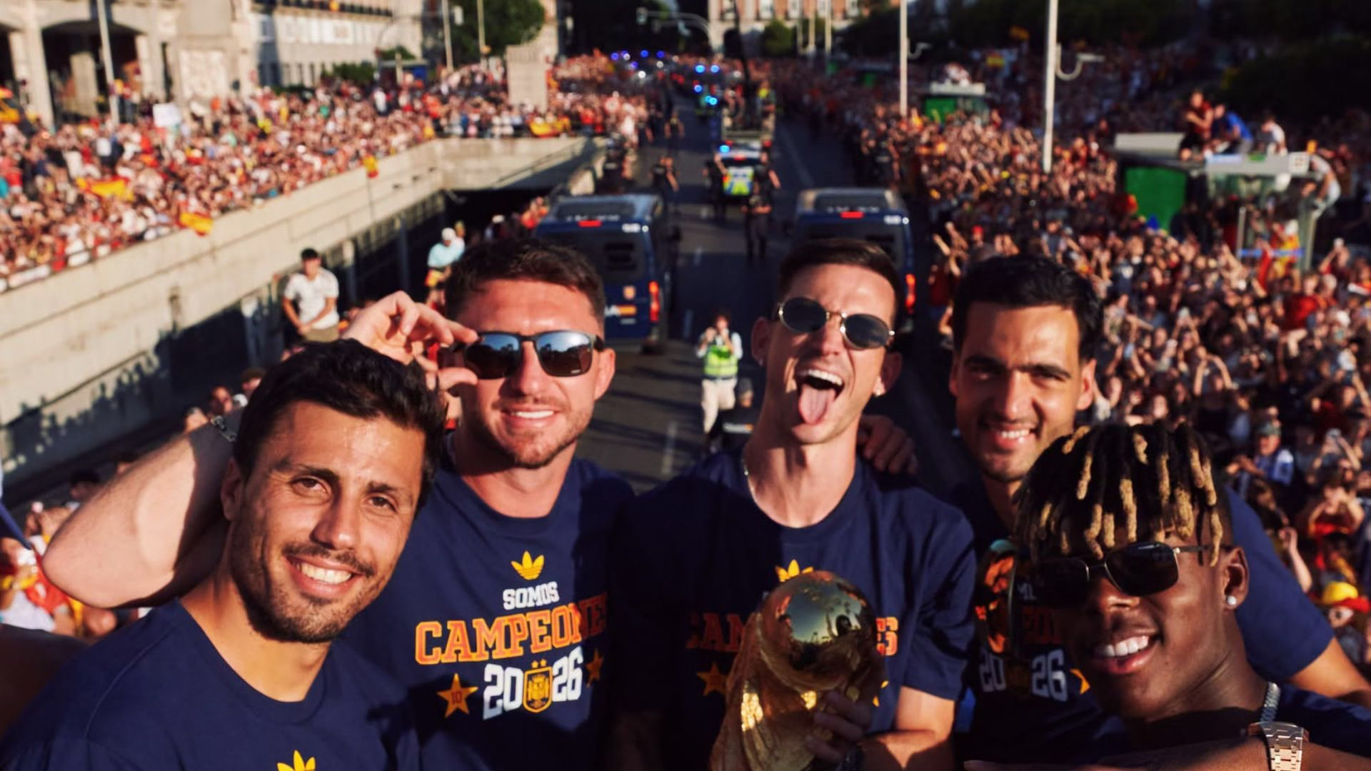 España celebró el Mundial 2026 con una multitudinaria fiesta que paralizó Madrid