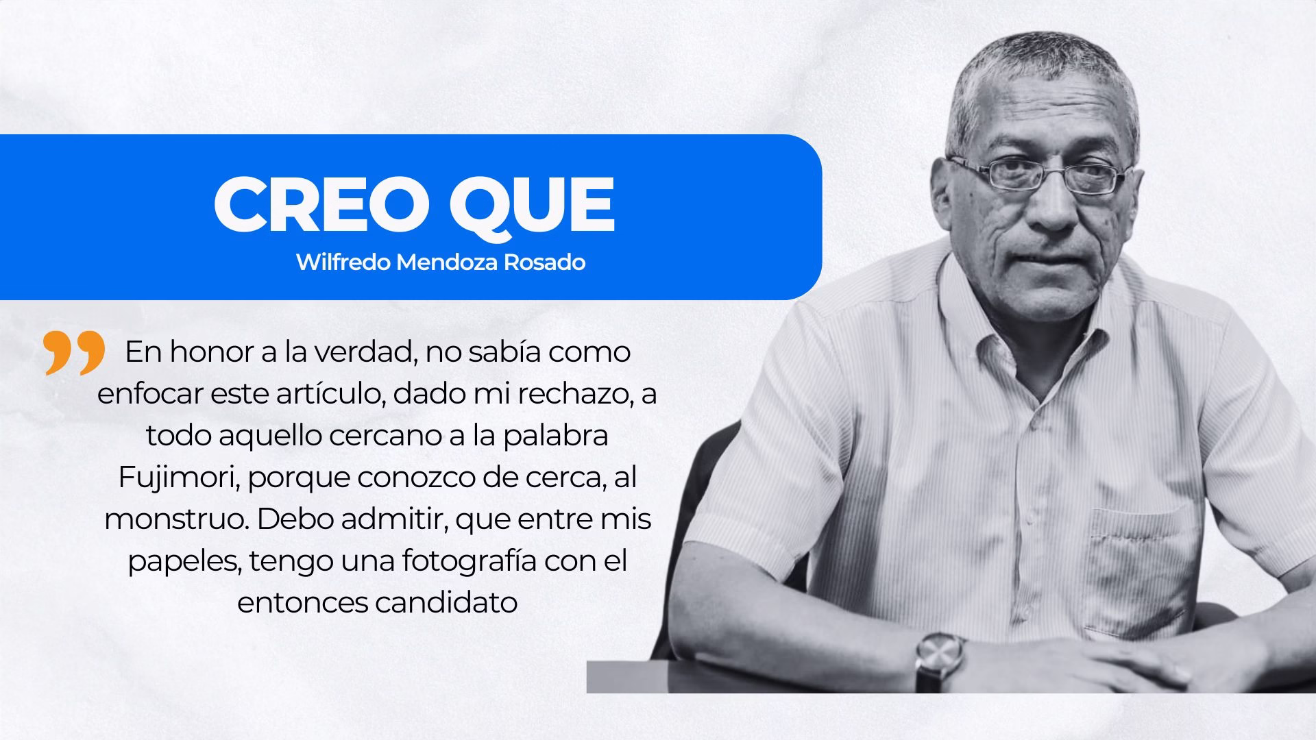 CREO QUE… Mis dudas sobre la señora K
