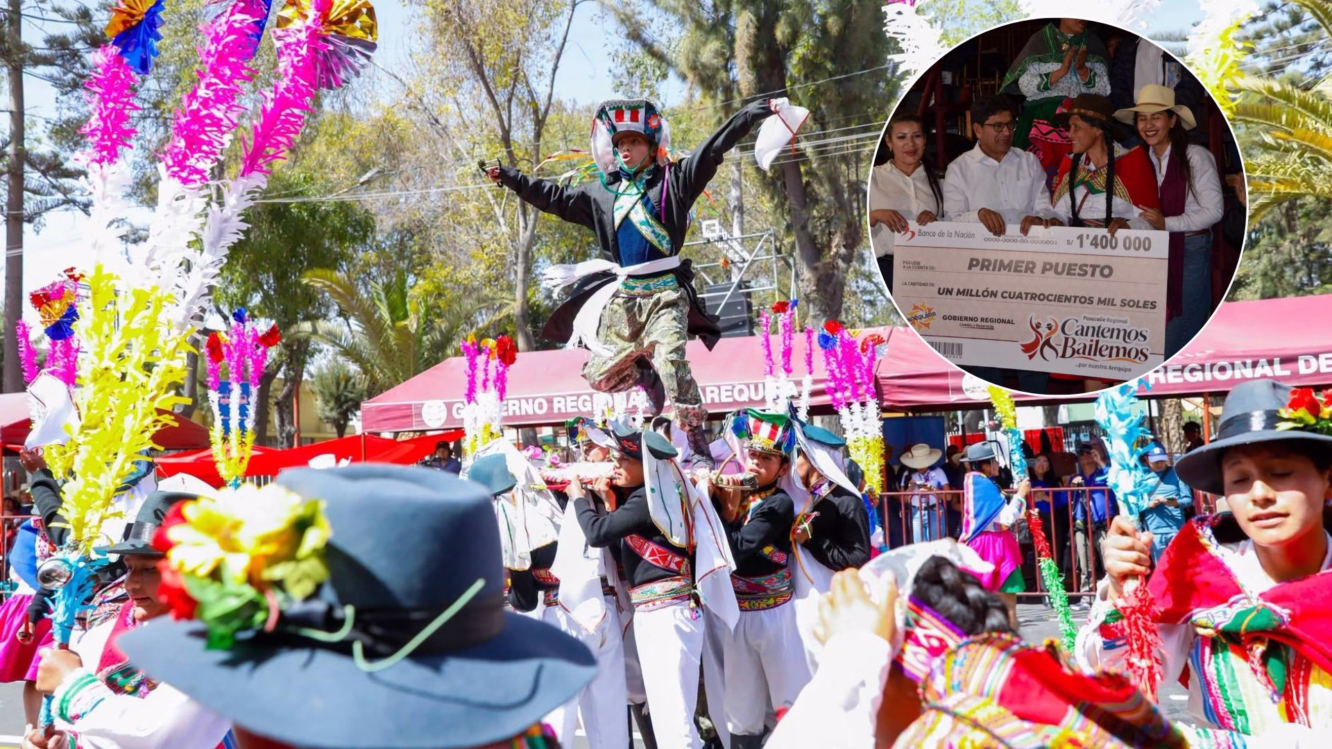 Huaynacotas gana nuevamente el Pasacalle Regional de Arequipa y obtiene S/ 1.4 millones para obras