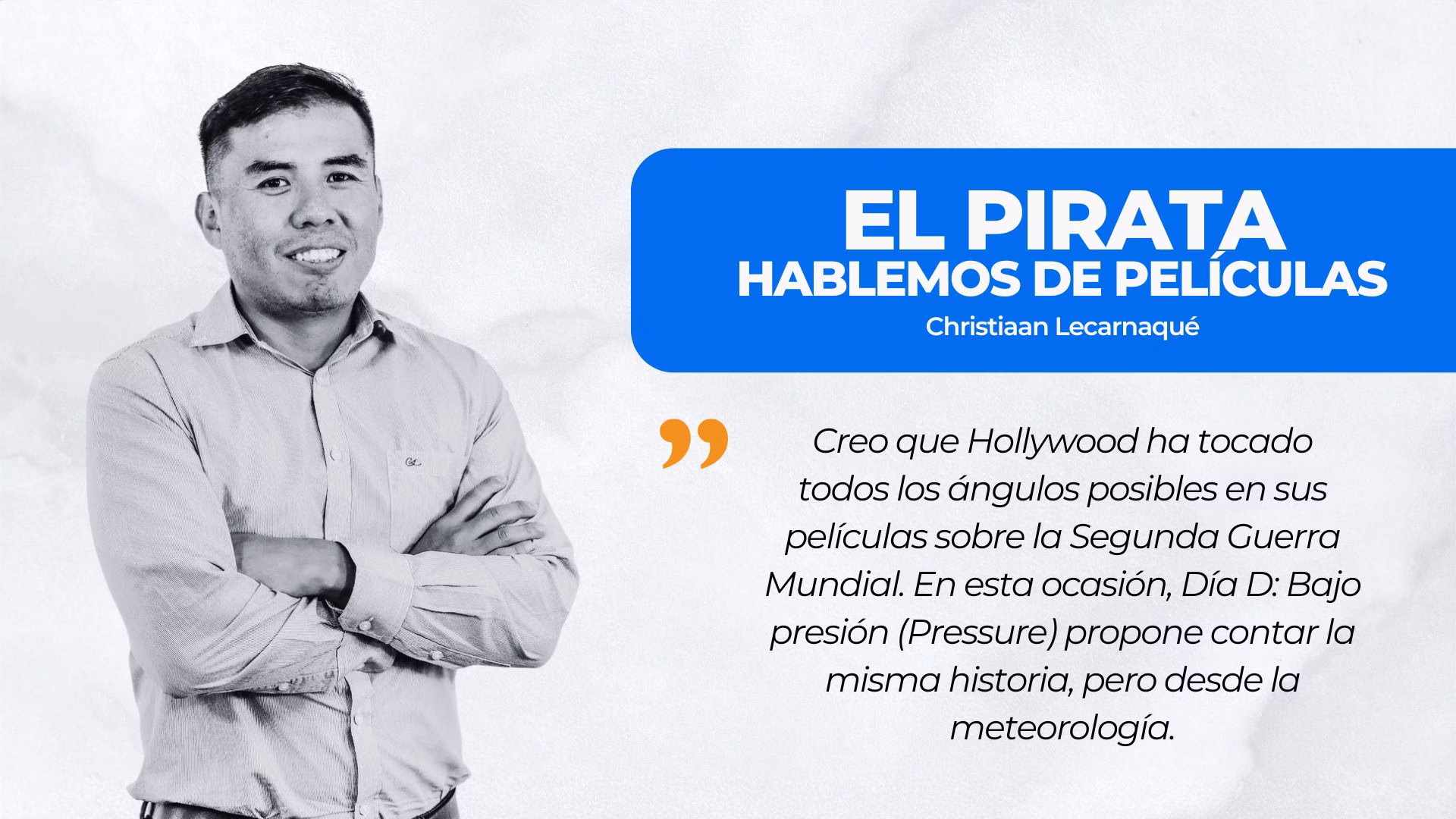 EL PIRATA | El día D: Bajo presión, crítica a la película de Brendan Fraser