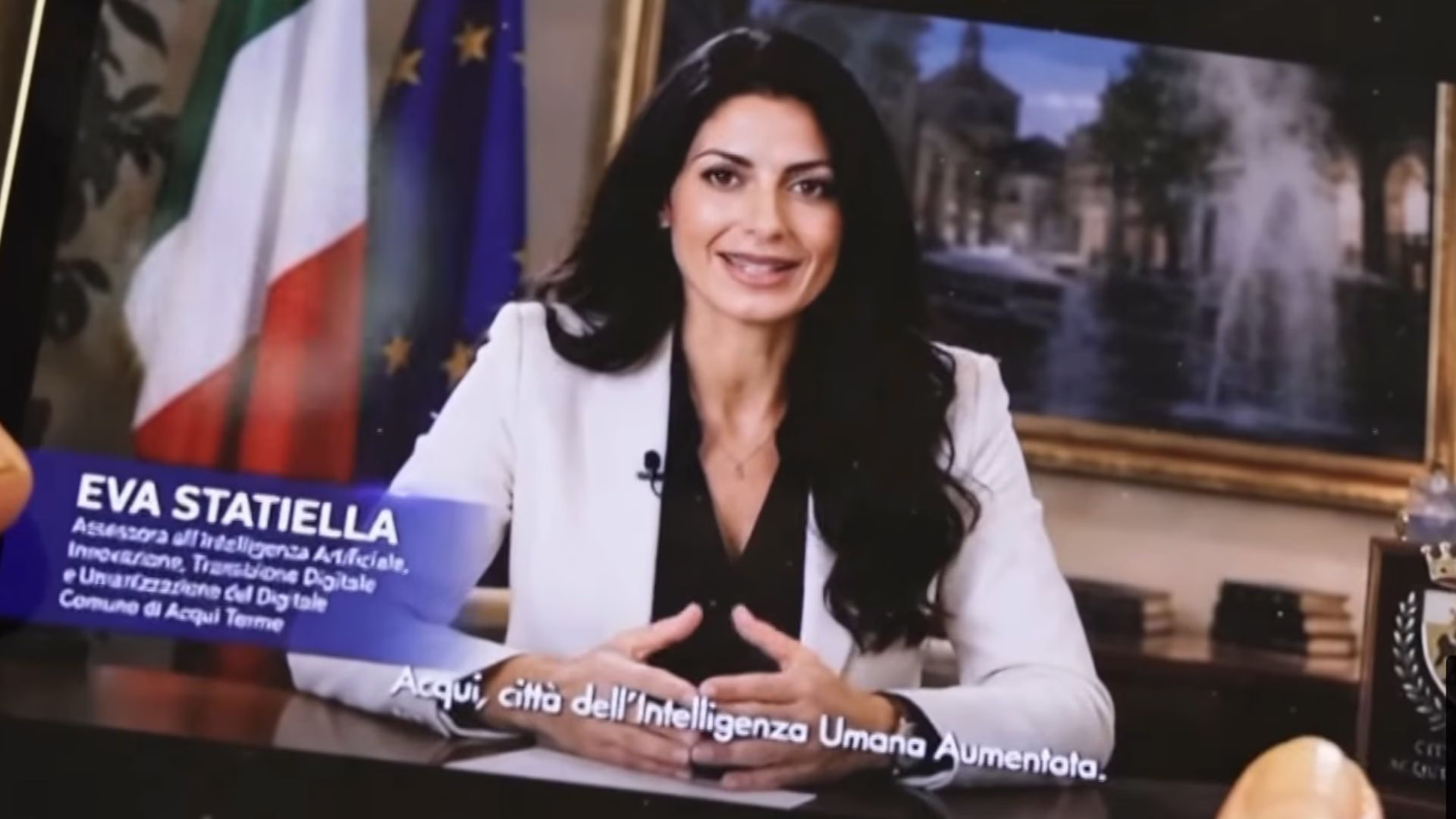 Italia nombra a la primera concejala creada con inteligencia artificial en Europa