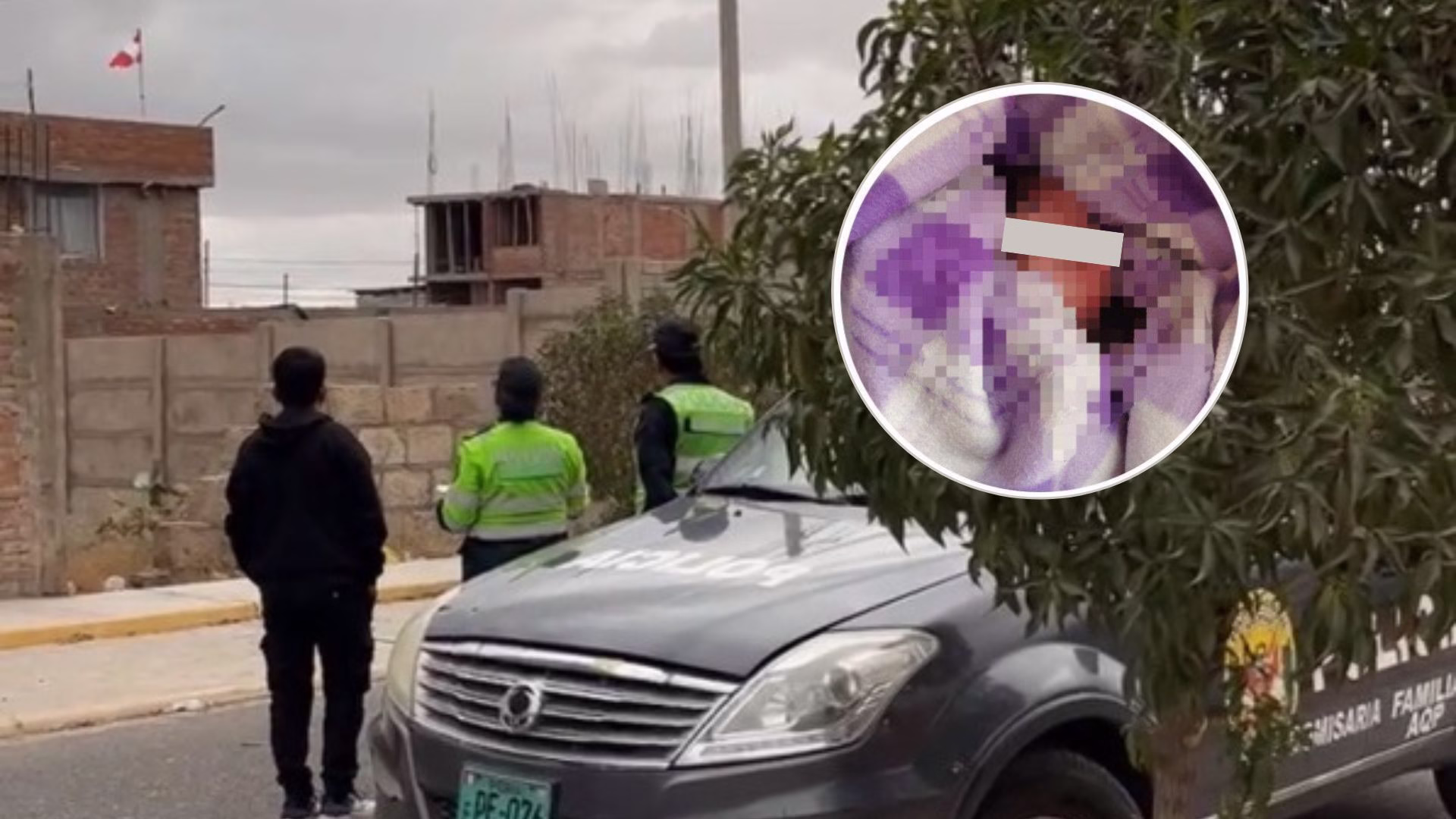 Arequipa: encuentran a recién nacido abandonado dentro de una bolsa en terreno de Cerro Colorado