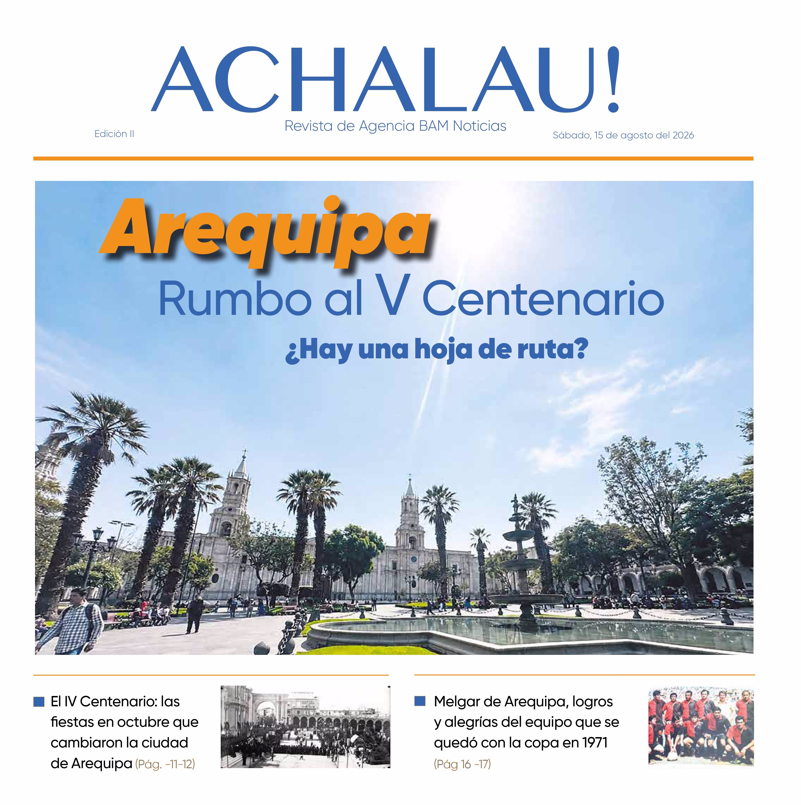 Portada Revista Achalau 2026