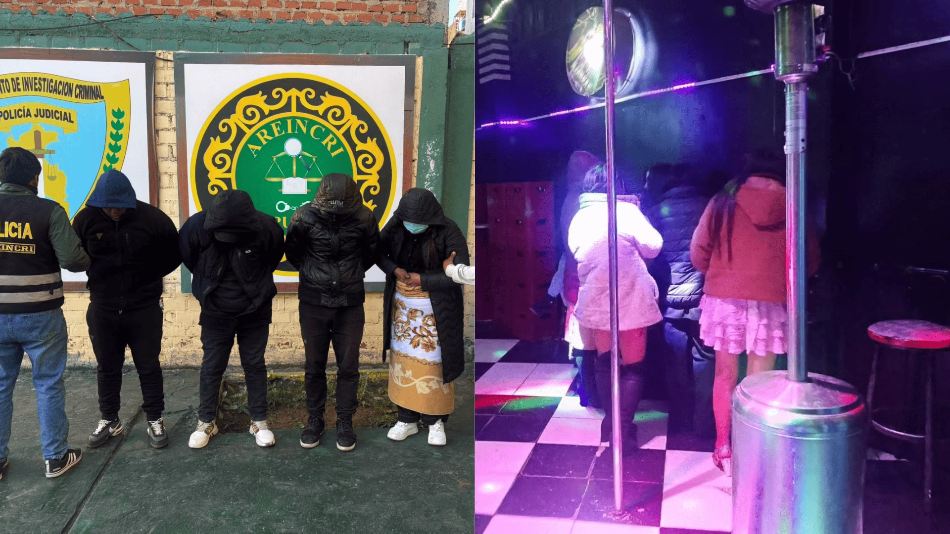Operativo en Puno: Caen «Los Nocturnos de Honey» y rescatan a nueve víctimas de trata.