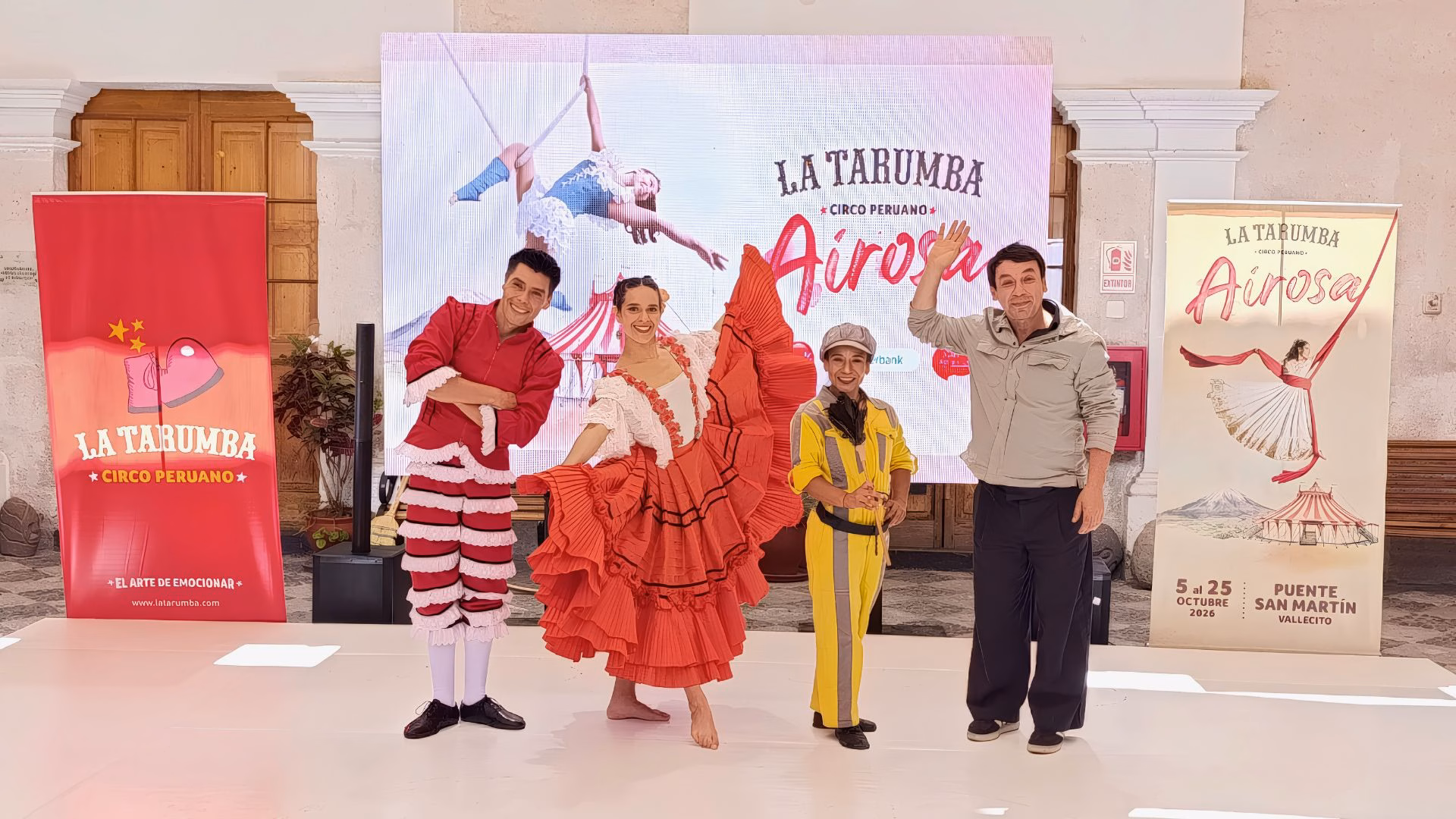 La Tarumba en Arequipa: “Airosa” llega con circo, música y una mirada al Perú de Pancho Fierro